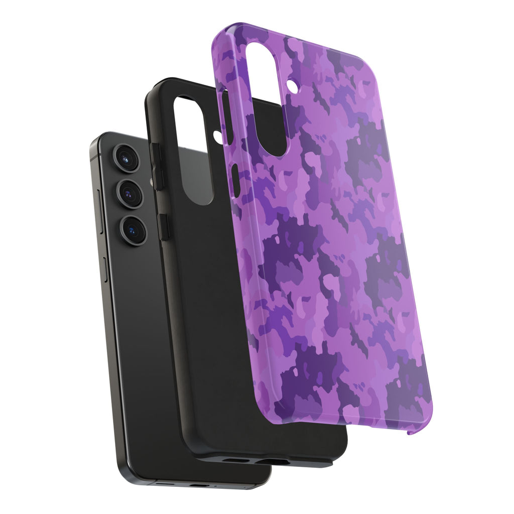 Tough Phone Cases - Purple Camo