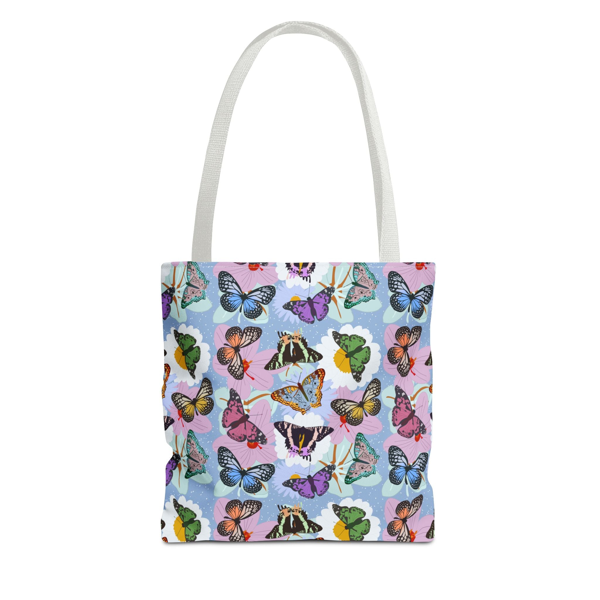 Tote Bag - Butterflies and Flowers