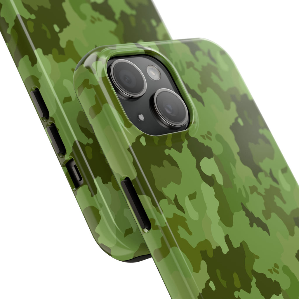 Tough Phone Cases - Green Camo