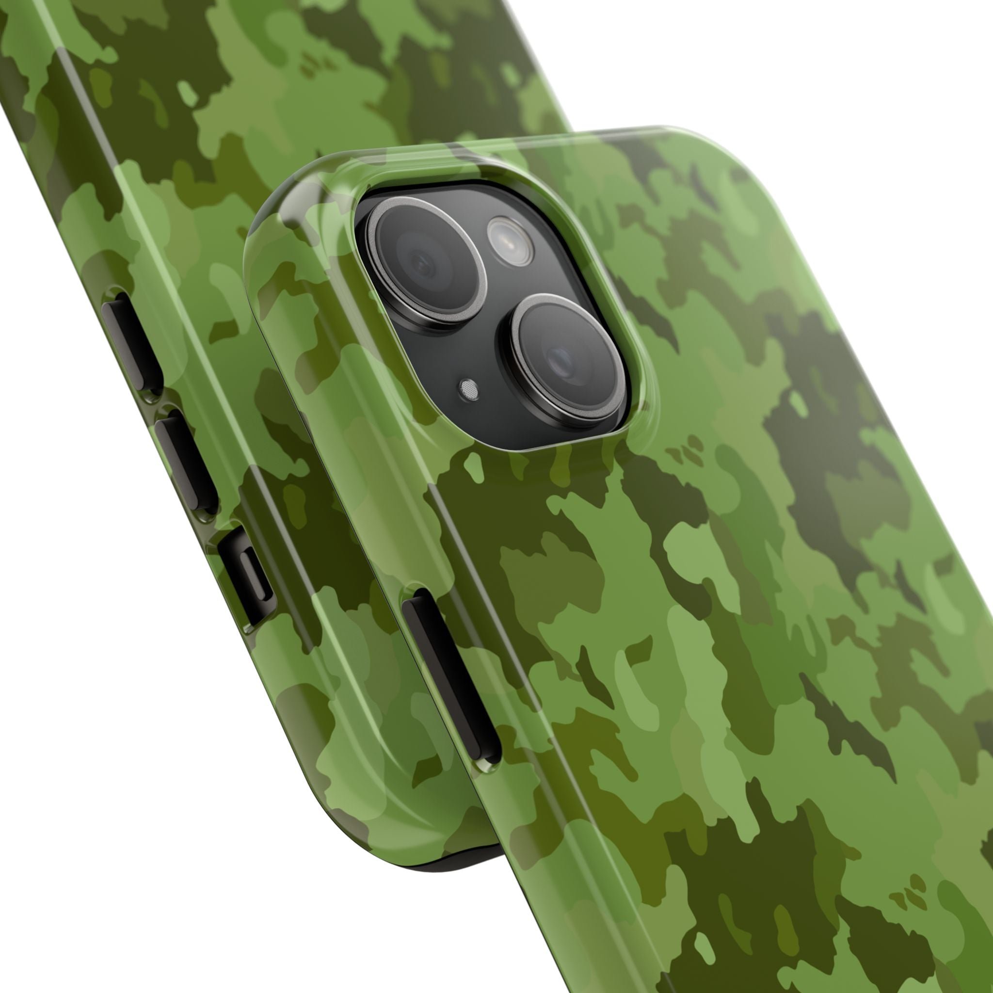 Tough Phone Cases - Green Camo