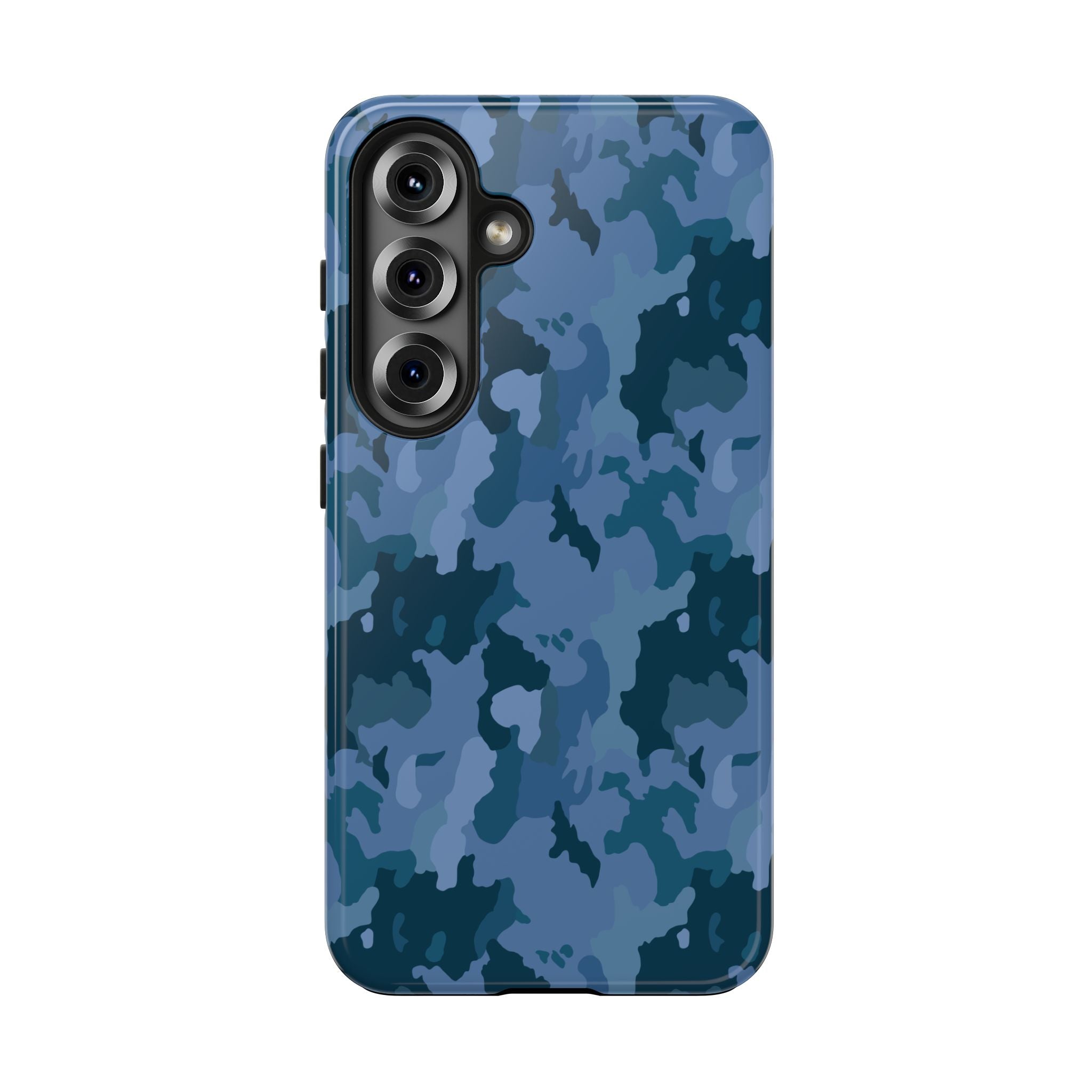 Tough Phone Cases - Blue Camo