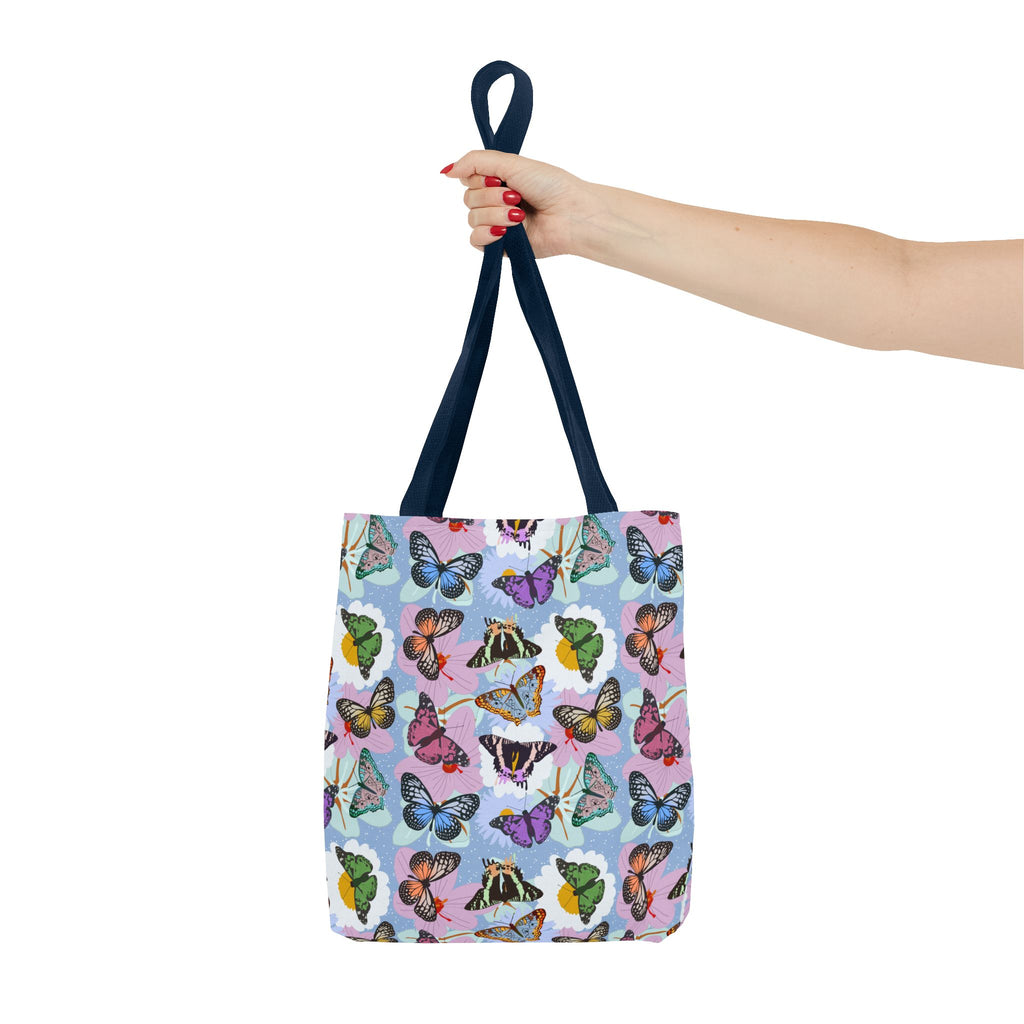 Tote Bag - Butterflies and Flowers
