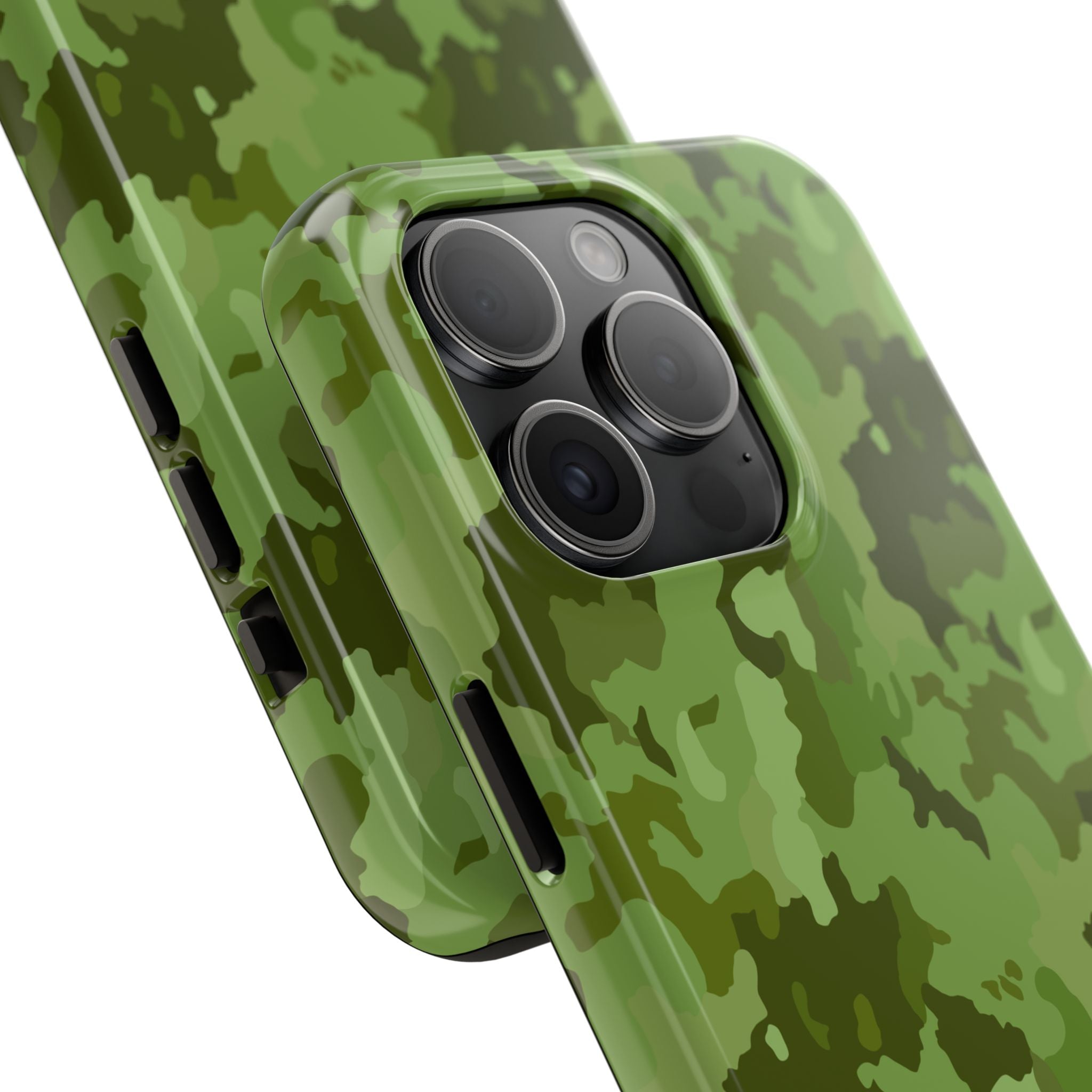 Tough Phone Cases - Green Camo