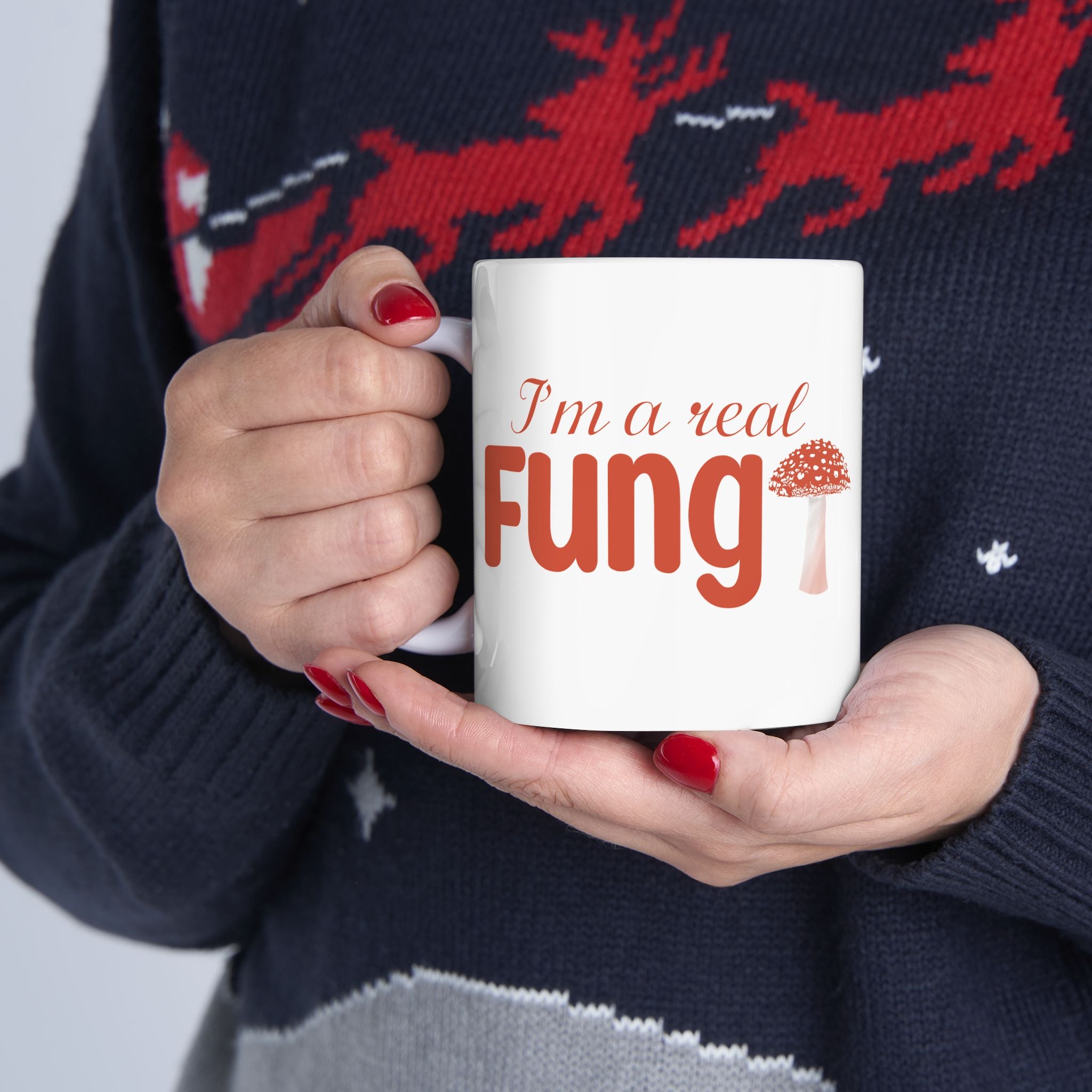 Ceramic Mug, (11oz, 15oz) - I'm a Fungi