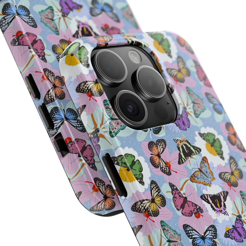 Tough Phone Cases - Butterflies and Flowers
