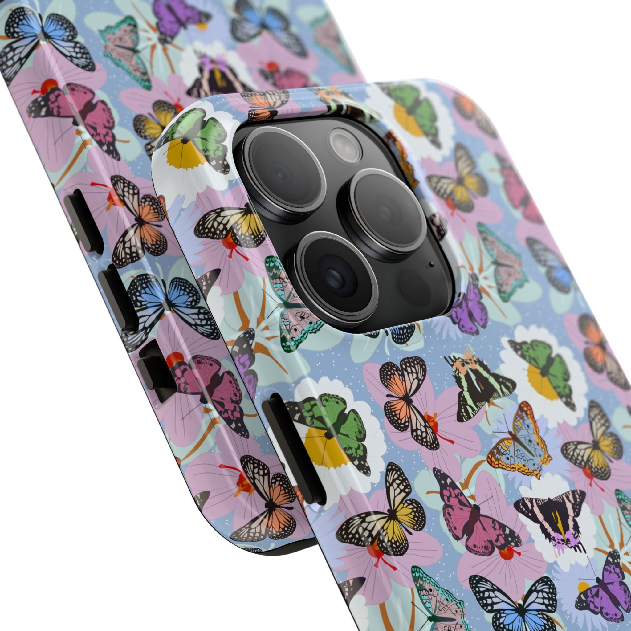 Tough Phone Cases - Butterflies and Flowers