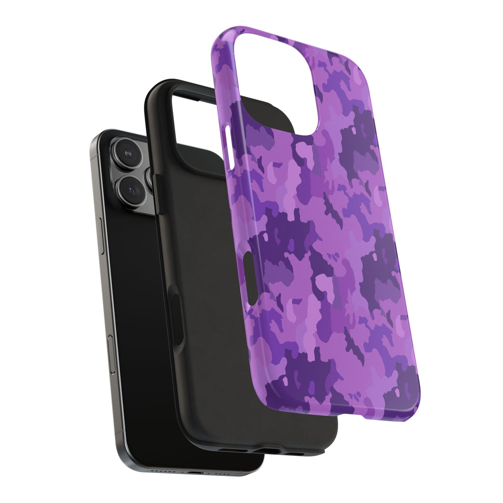Tough Phone Cases - Purple Camo