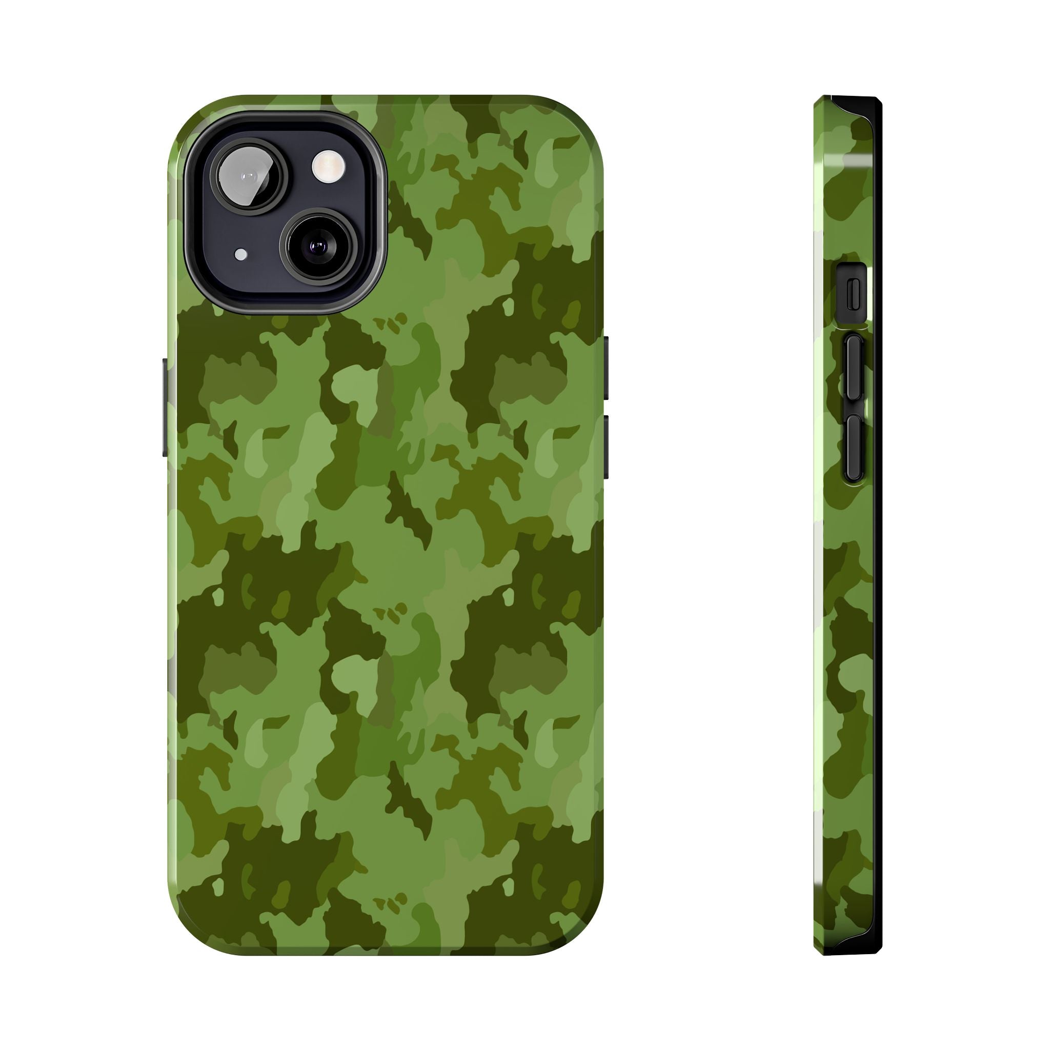 Tough Phone Cases - Green Camo