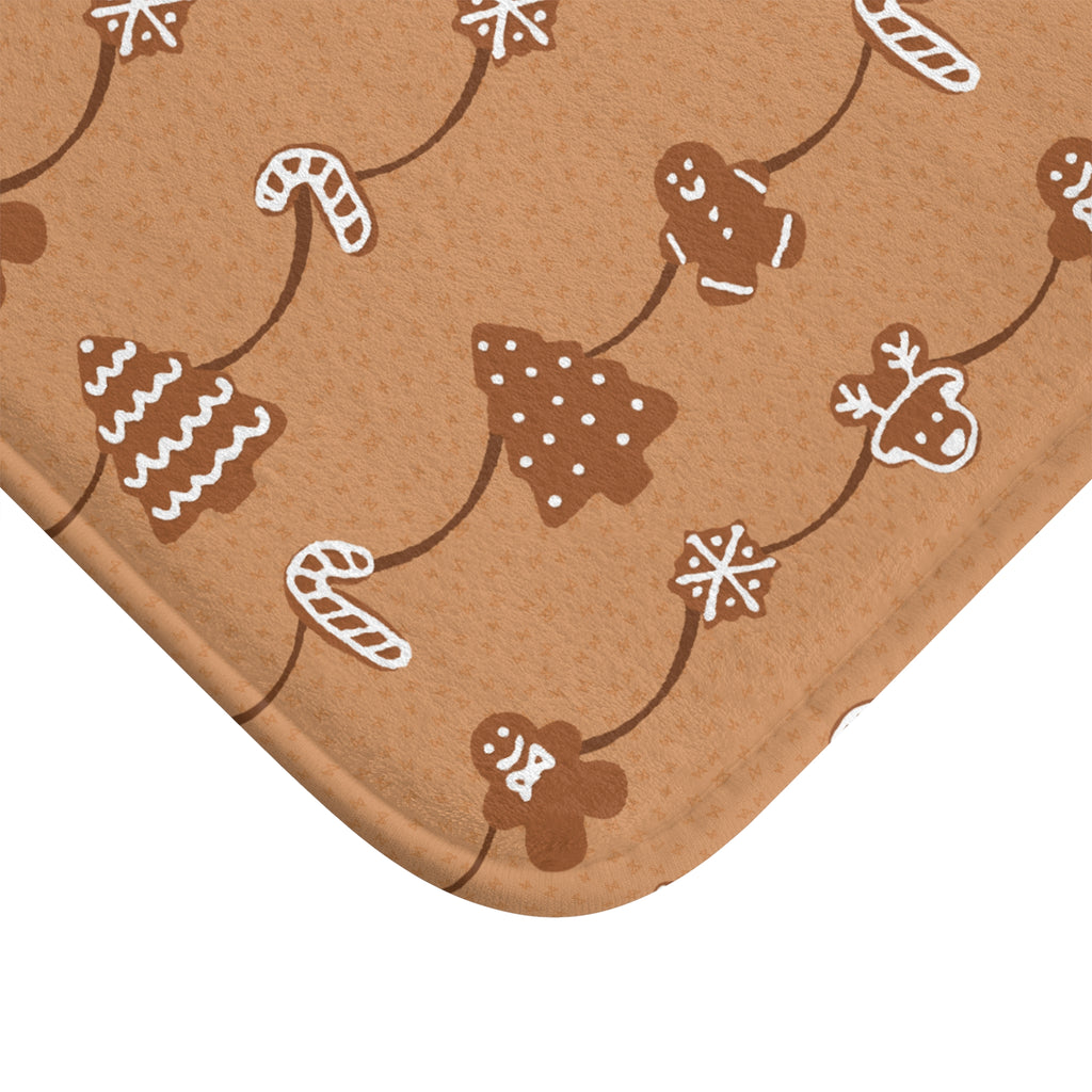 Bath Mat - Gingerbread Cookies