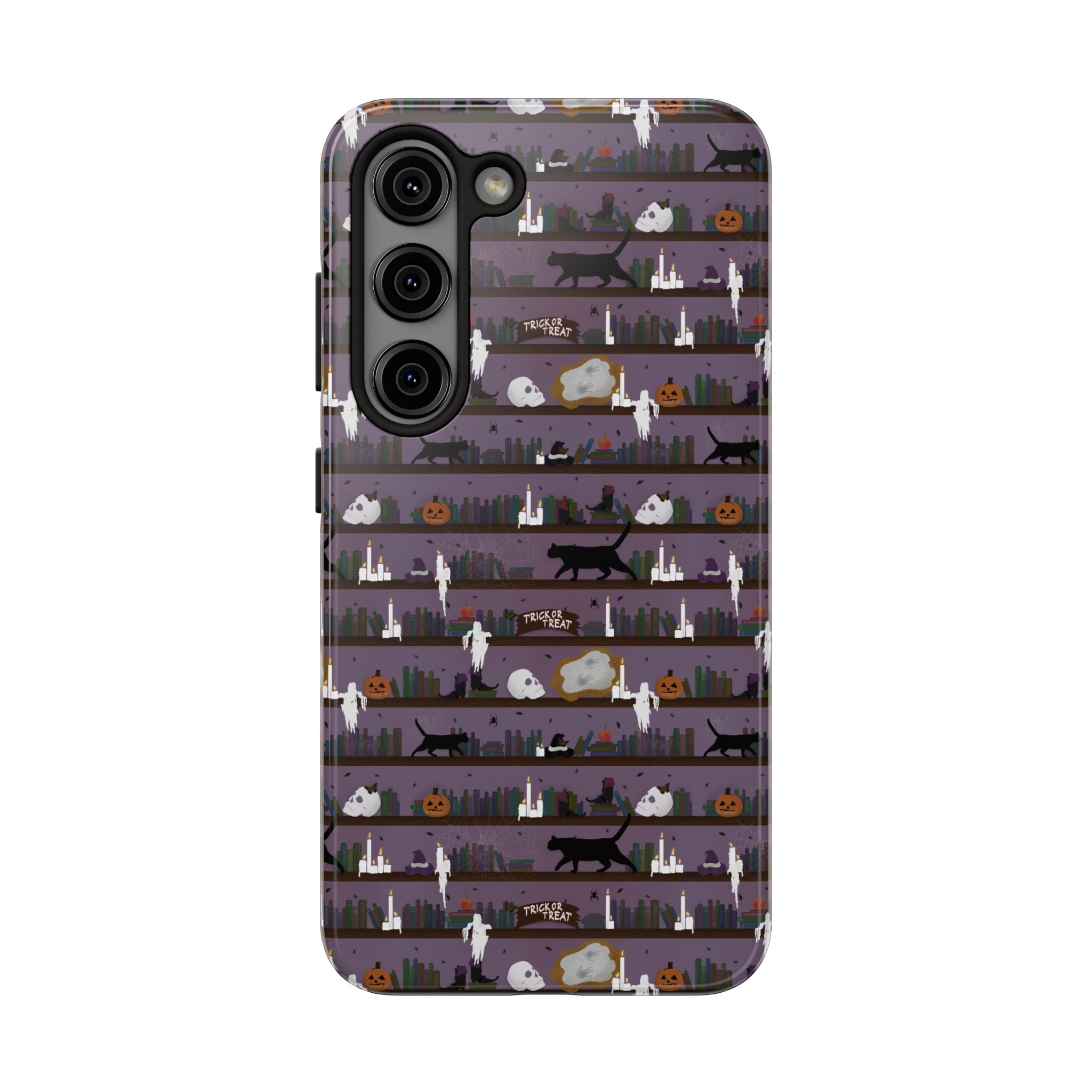 Tough Phone Cases - Spooky Bookcase