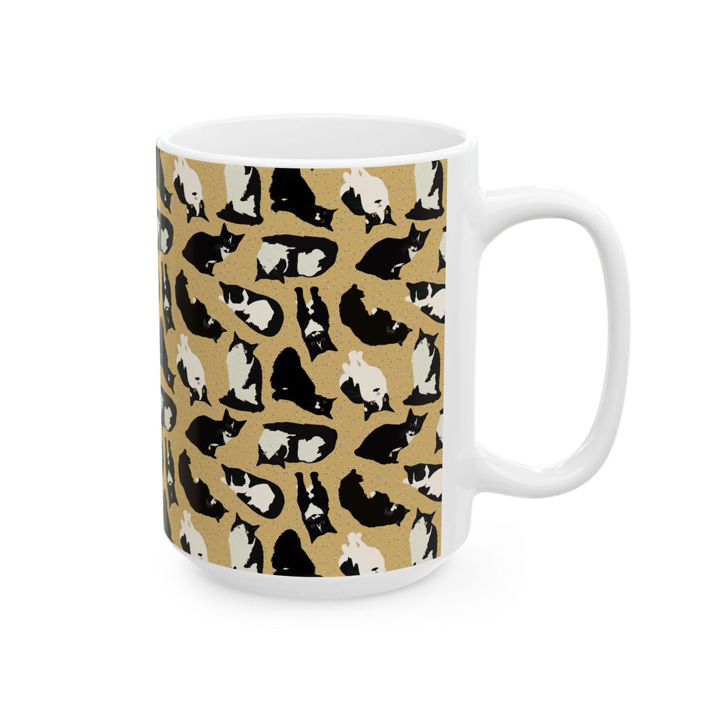 Ceramic Mug, (11oz, 15oz) - Cats