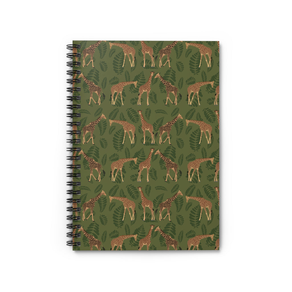 Spiral Notebook - Ruled Line - Giraffe