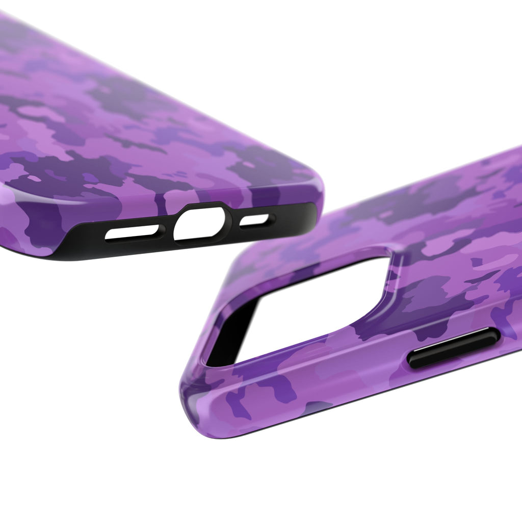 Tough Phone Cases - Purple Camo
