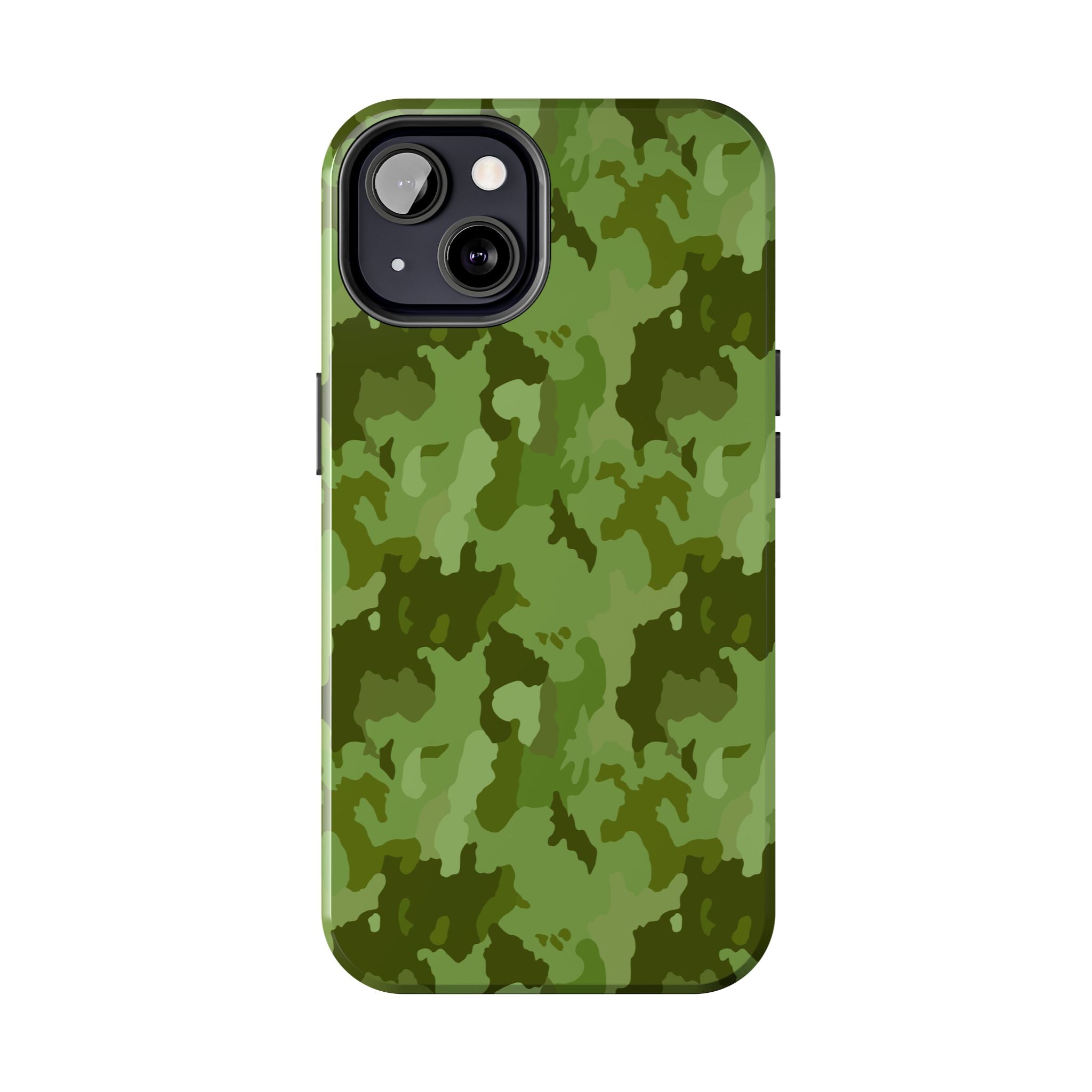 Tough Phone Cases - Green Camo