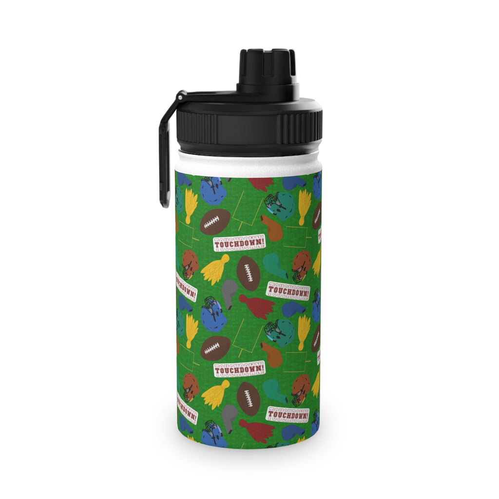 Stainless Steel Water Bottle, Sports Lid - Football
