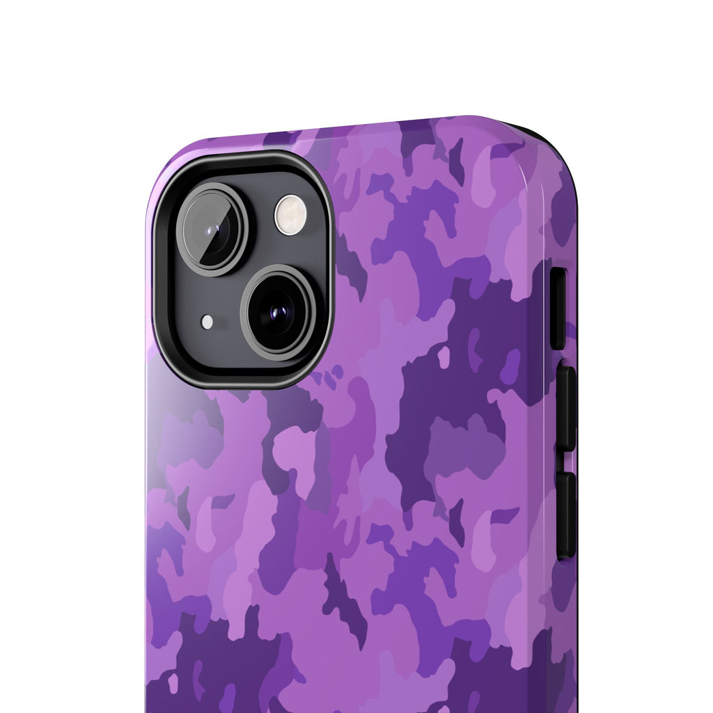 Tough Phone Cases - Purple Camo