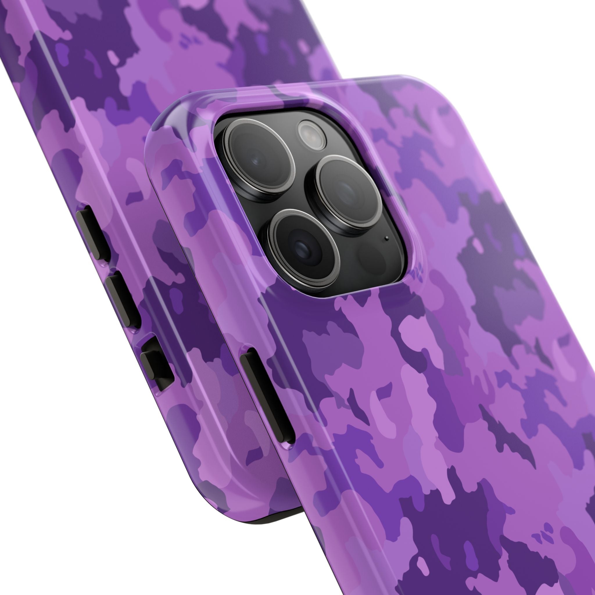 Tough Phone Cases - Purple Camo
