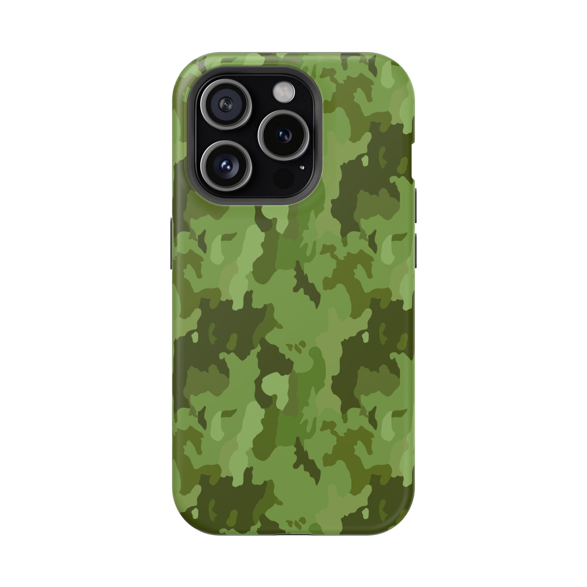 Magnetic Impact-Resistant Cases - Green Camo