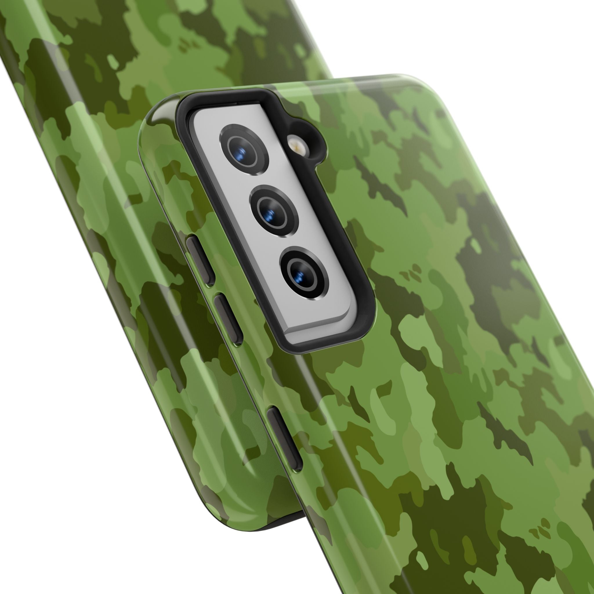 Tough Phone Cases - Green Camo