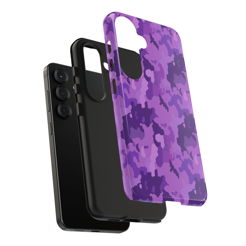 Tough Phone Cases - Purple Camo