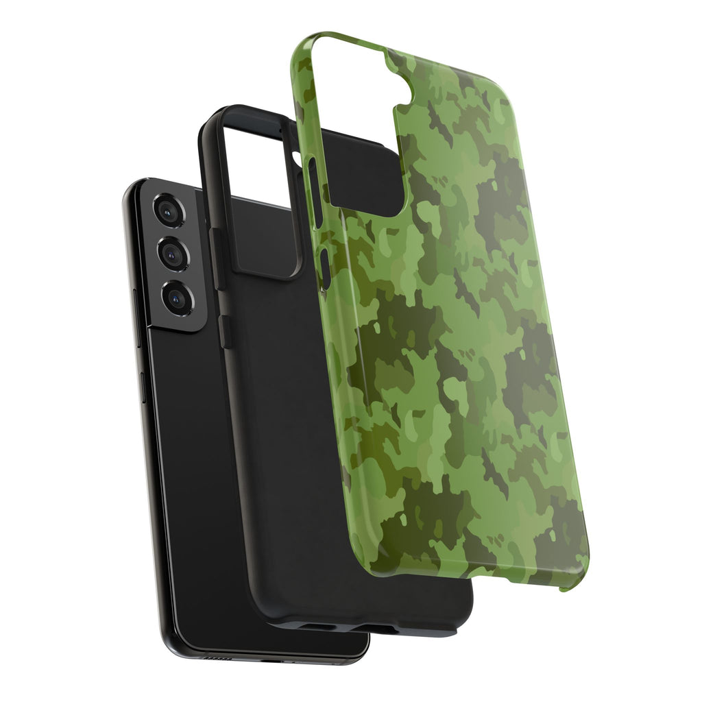 Tough Phone Cases - Green Camo