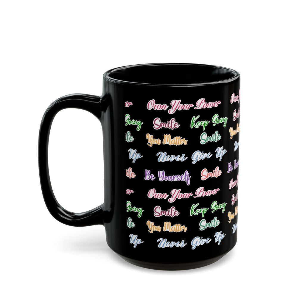 Black Mug (11oz, 15oz) - Inspo Words