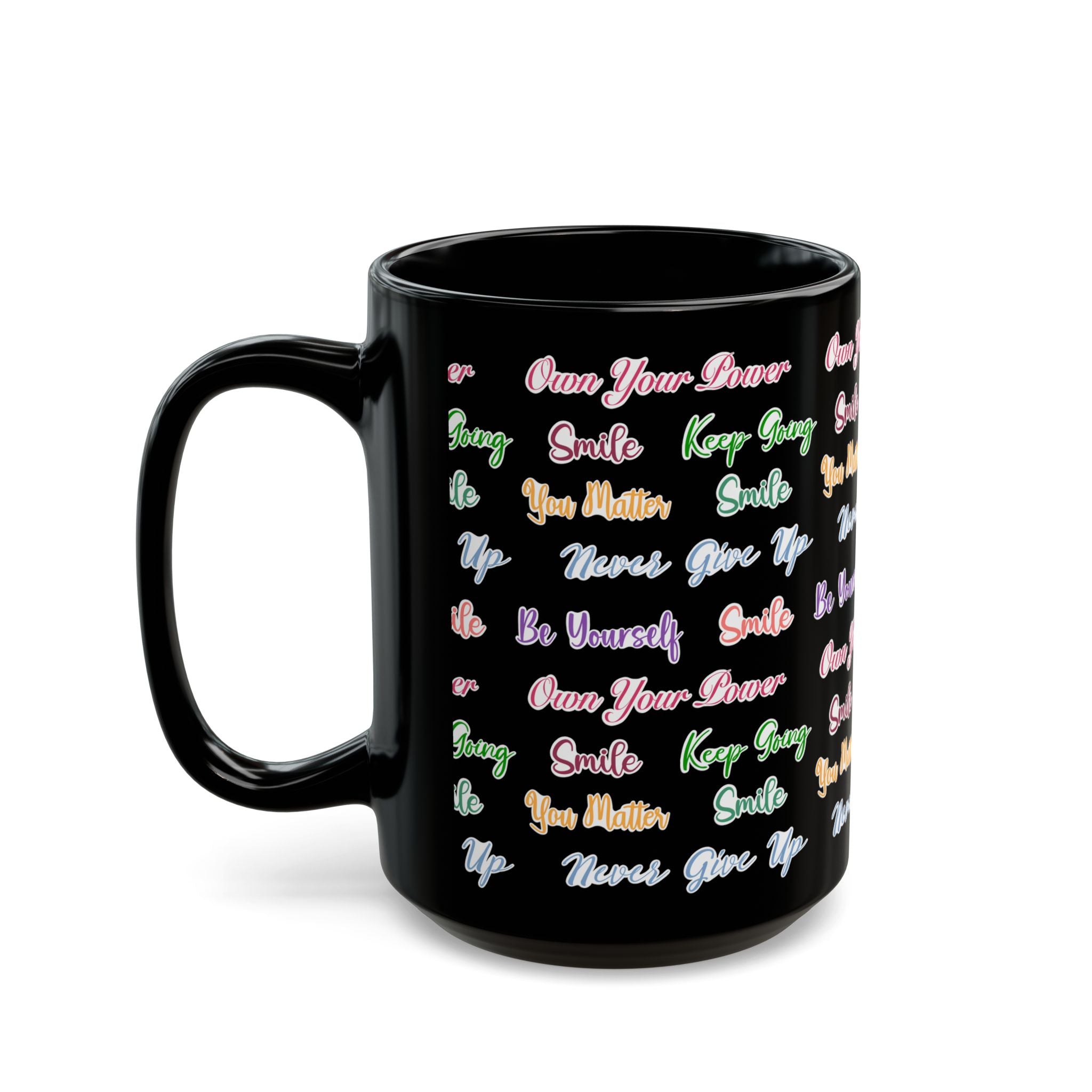 Black Mug (11oz, 15oz) - Inspo Words
