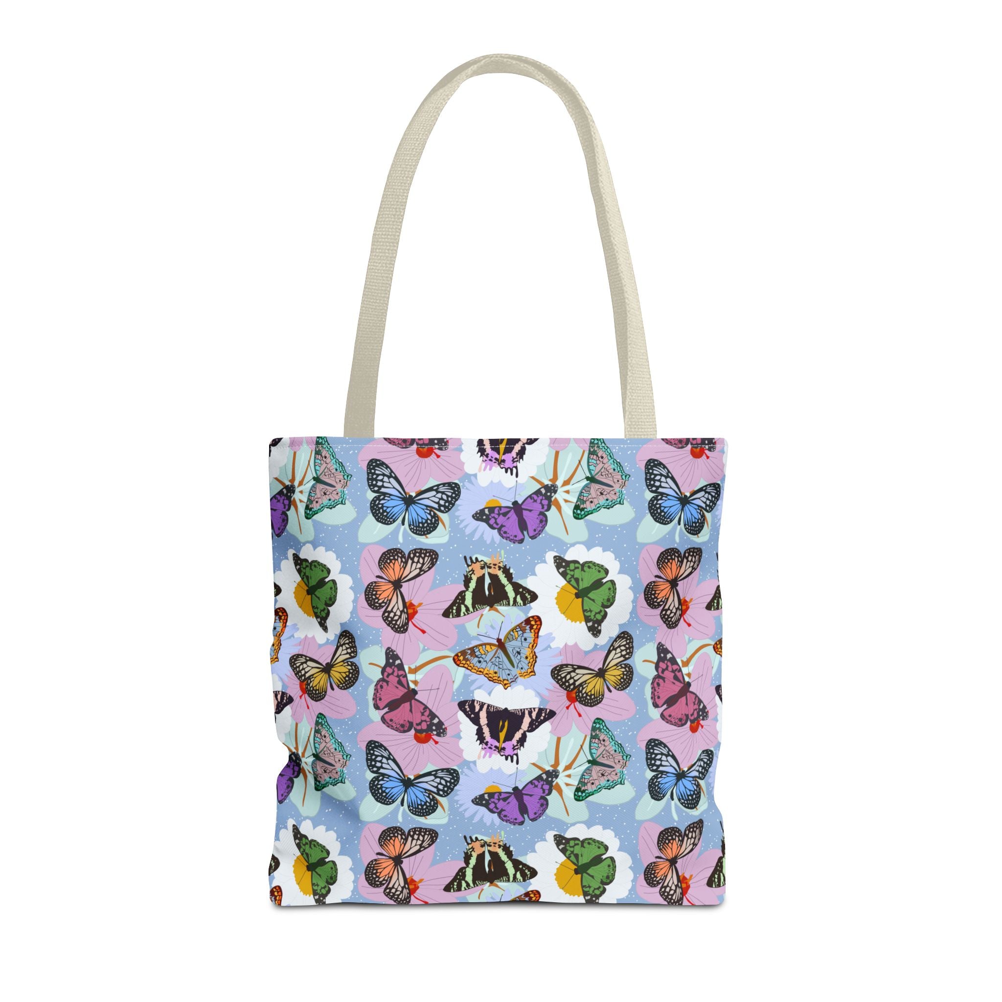 Tote Bag - Butterflies and Flowers