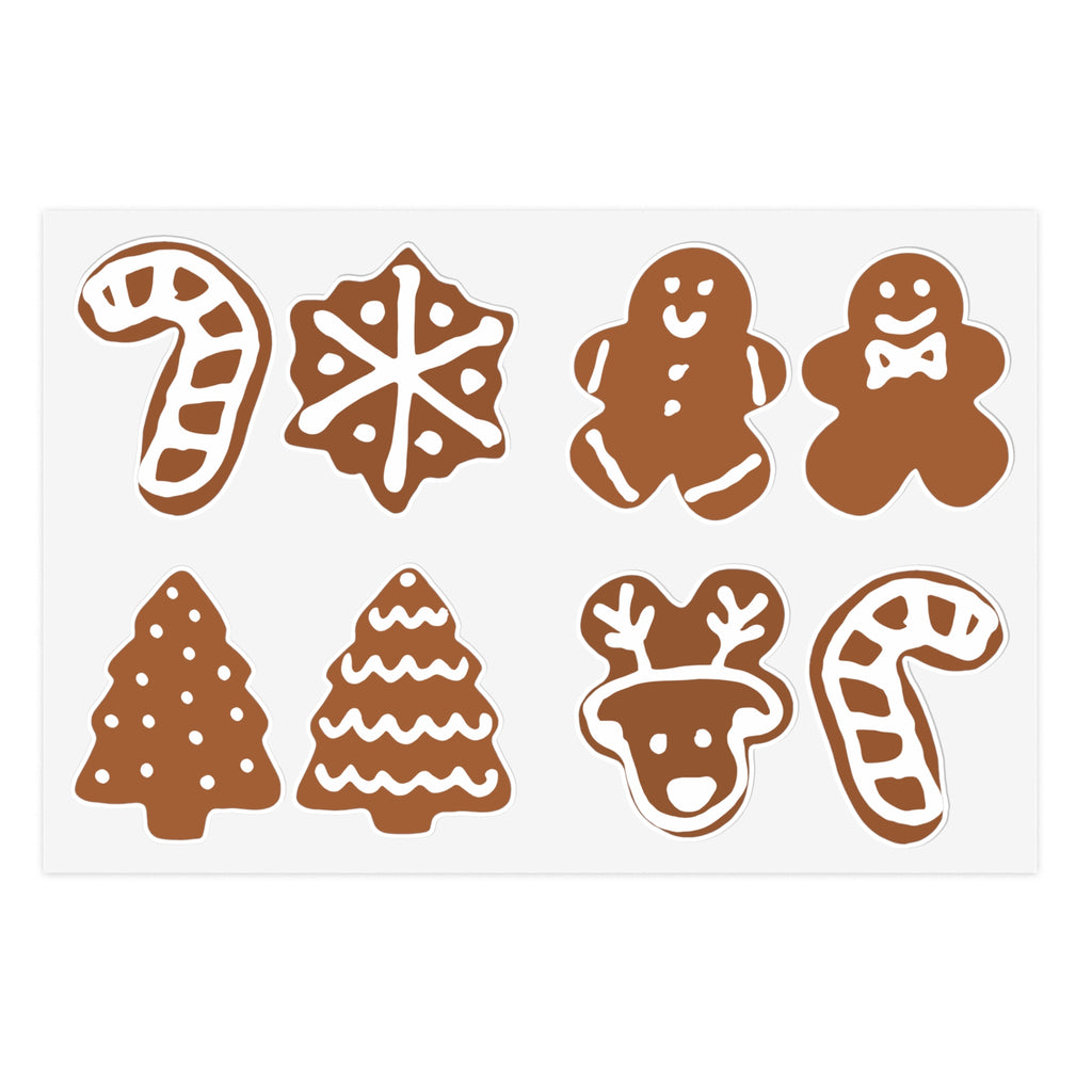 Sticker Sheet - Gingerbread Cookies