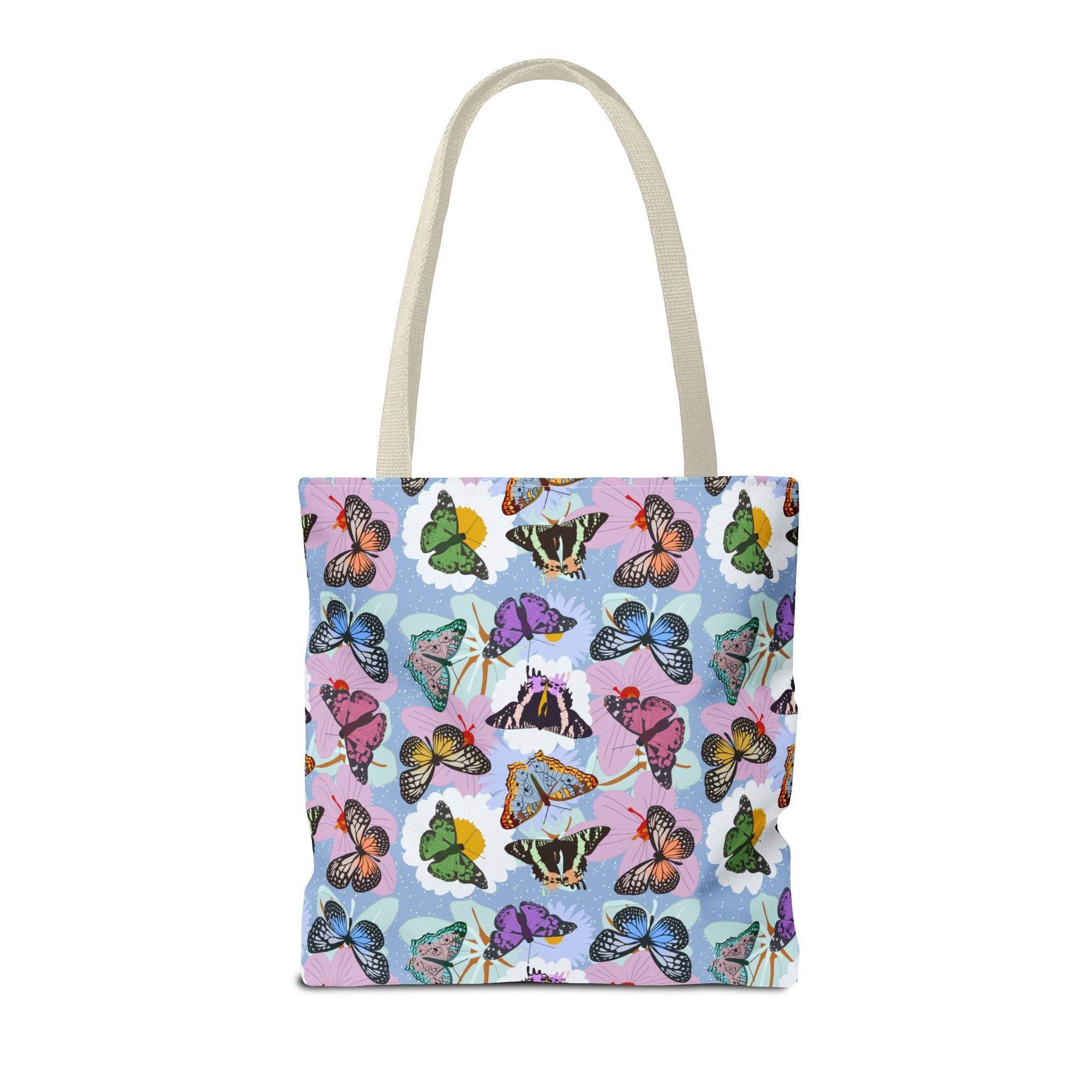Tote Bag - Butterflies and Flowers