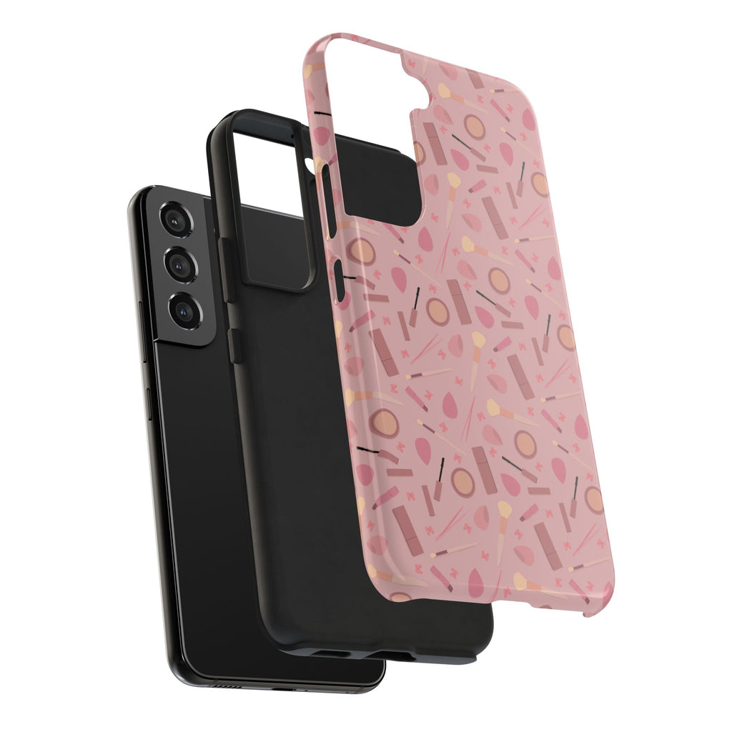 Phone Case - Pink Aesthetic Makeup Design