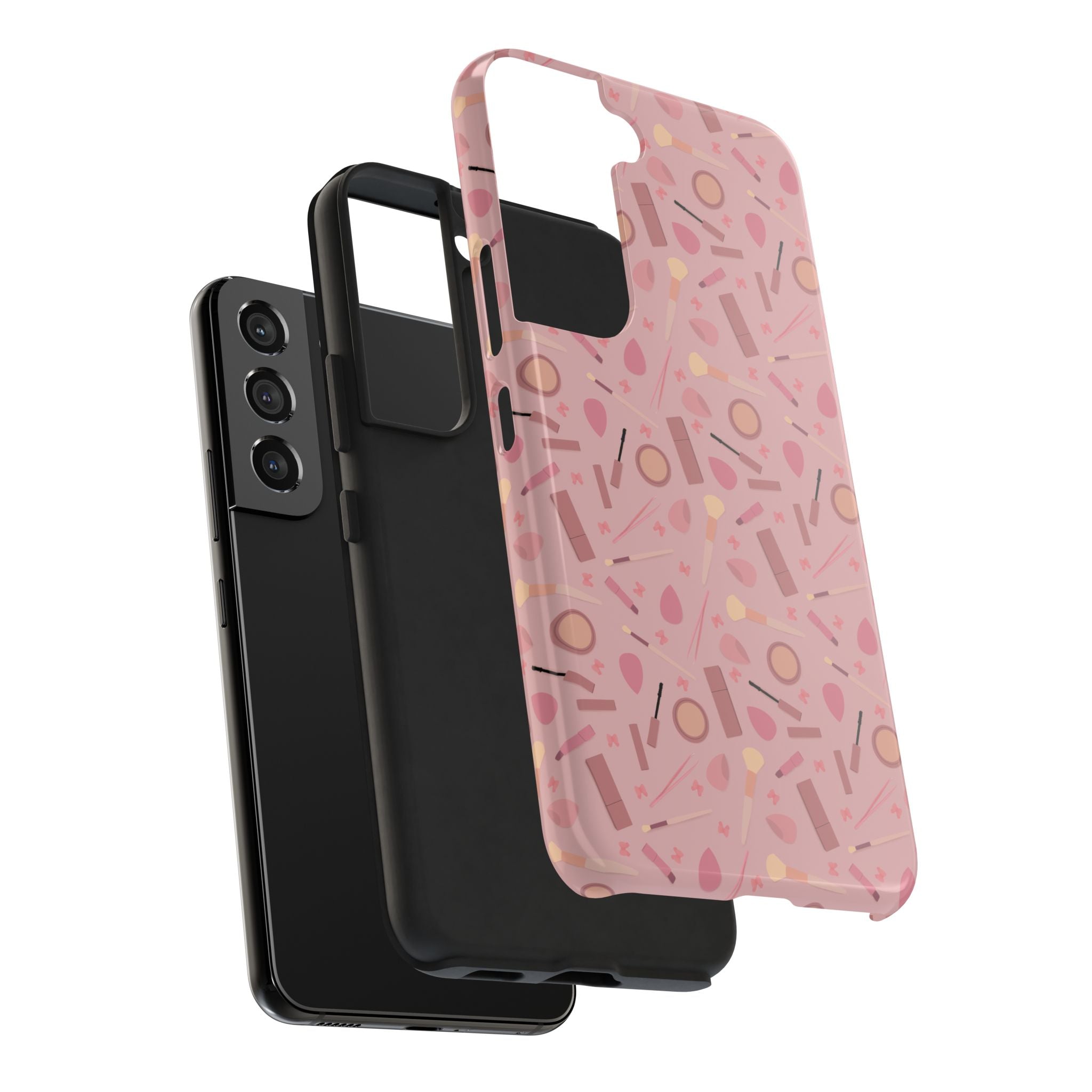 Phone Case - Pink Aesthetic Makeup Design