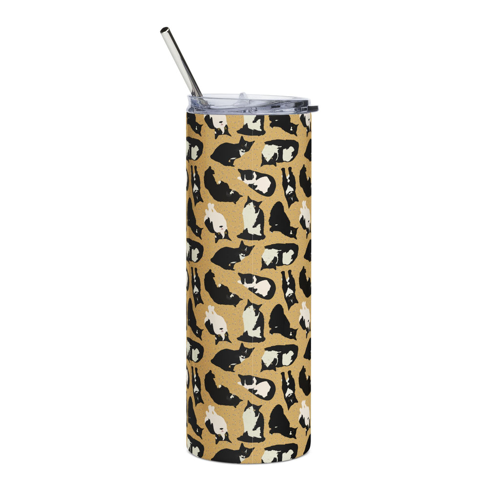 Stainless Steel Tumbler, 20oz - Cats