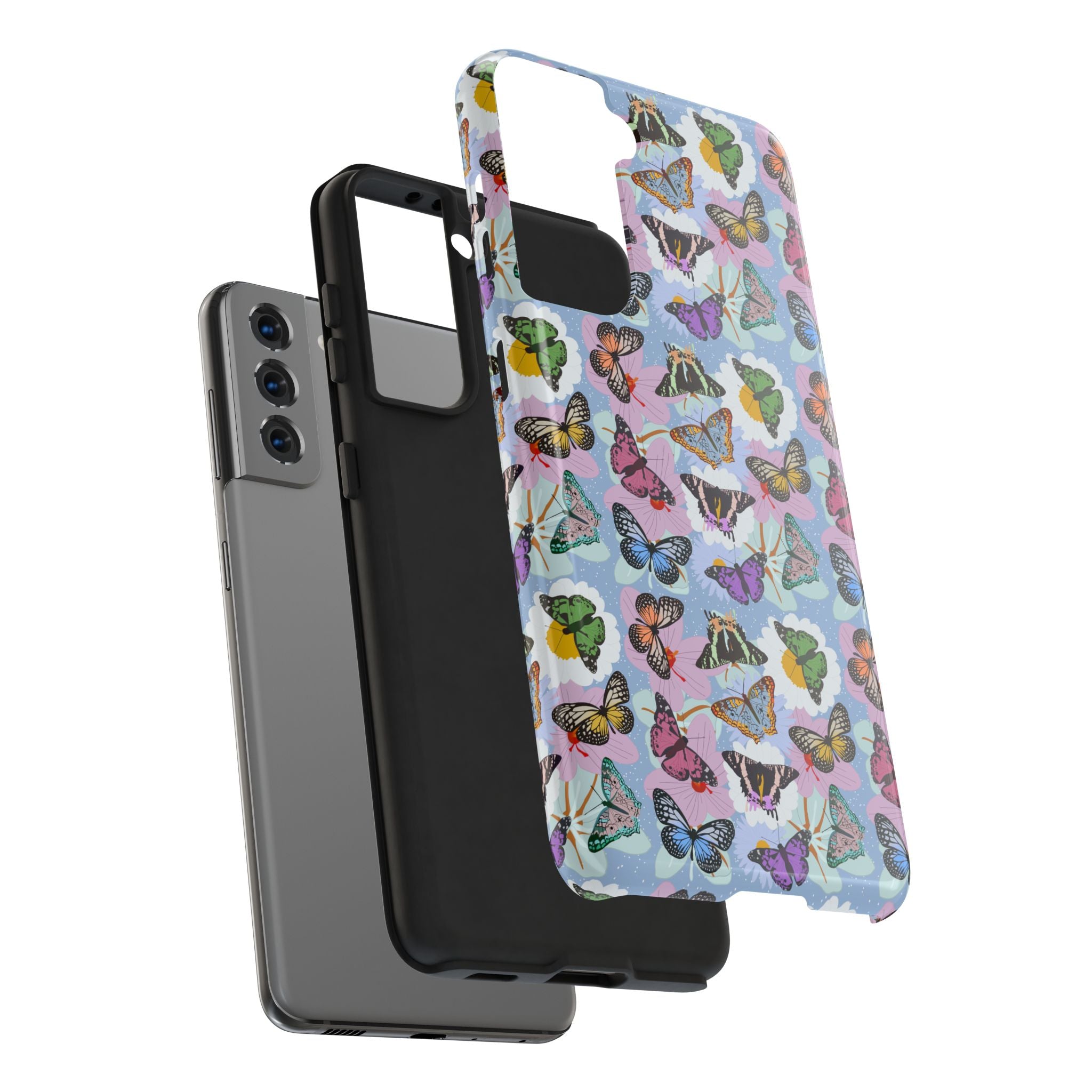 Tough Phone Cases - Butterflies and Flowers