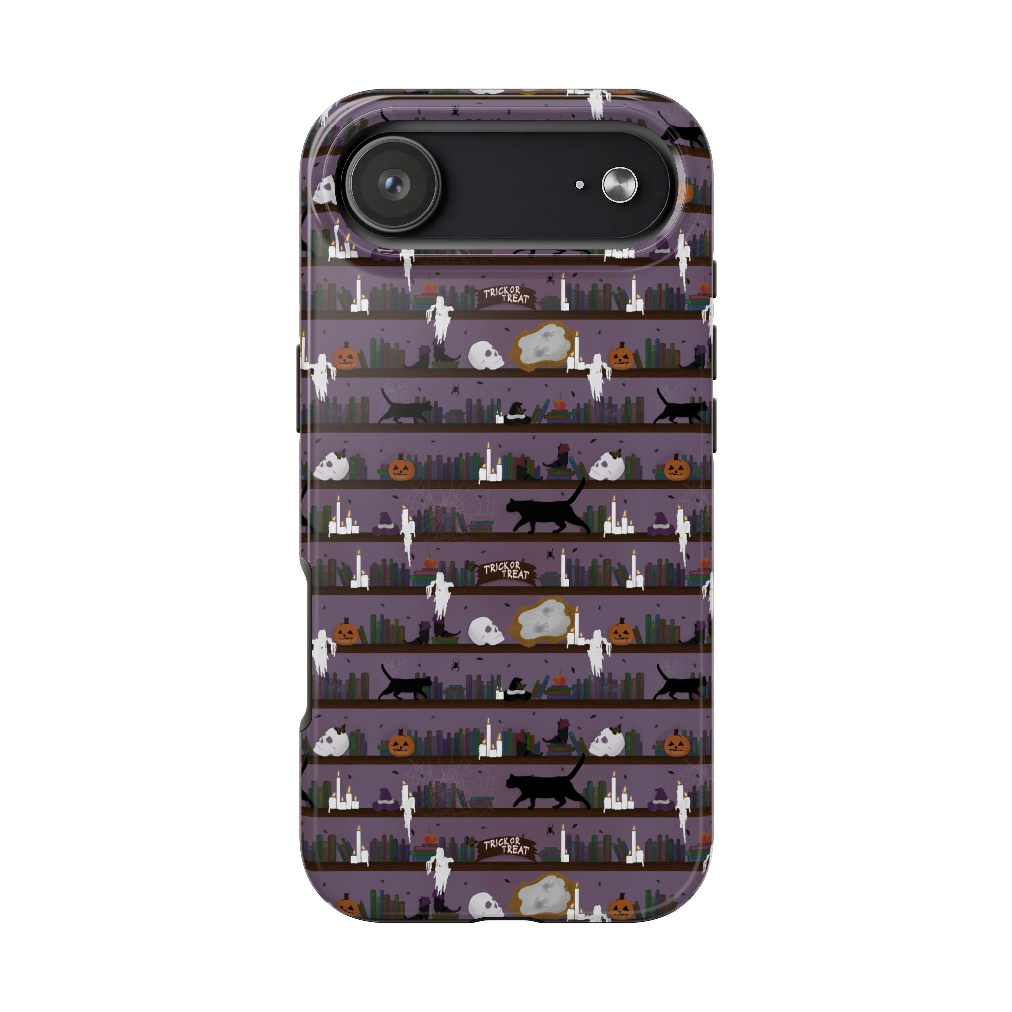 Tough Phone Cases - Spooky Bookcase