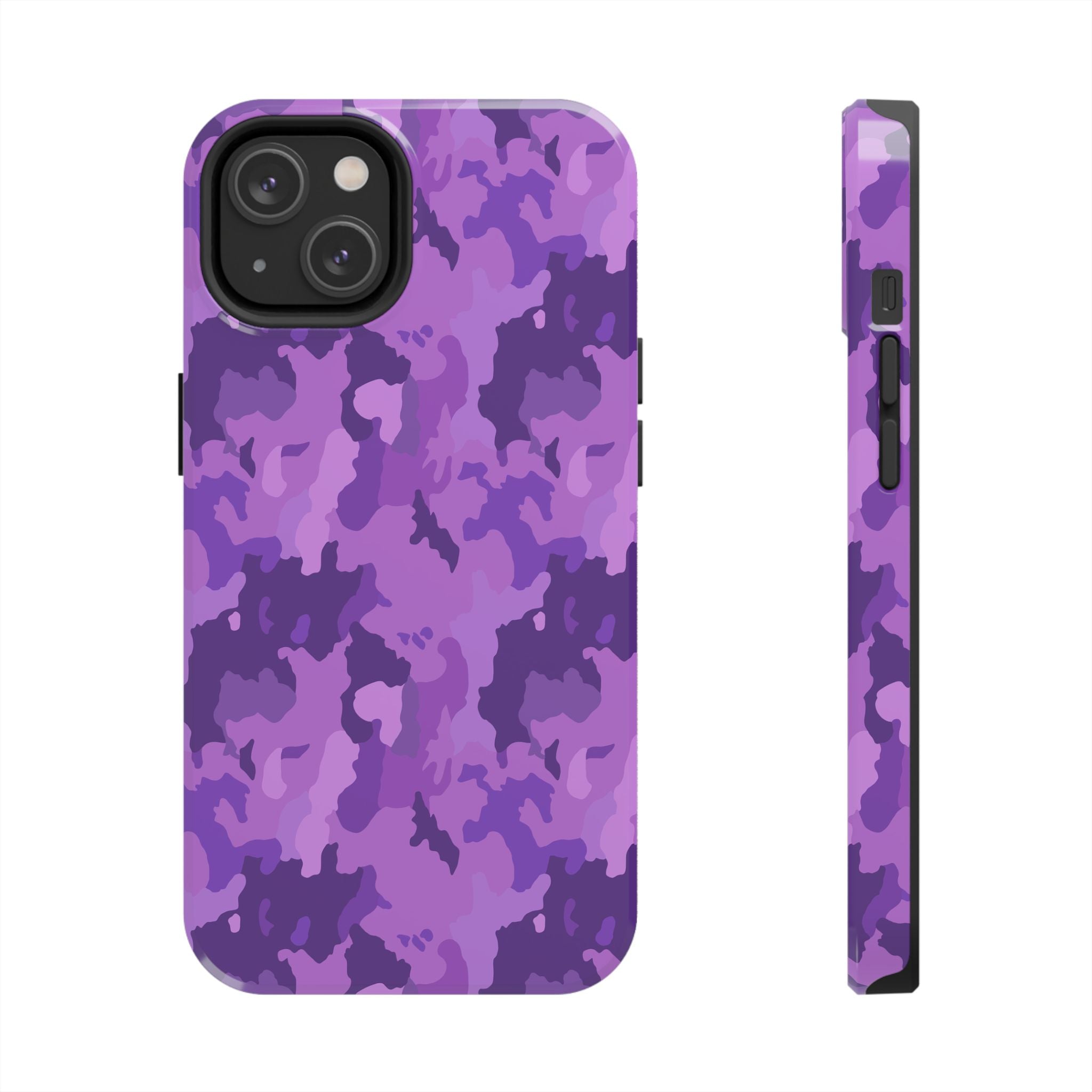 Tough Phone Cases - Purple Camo