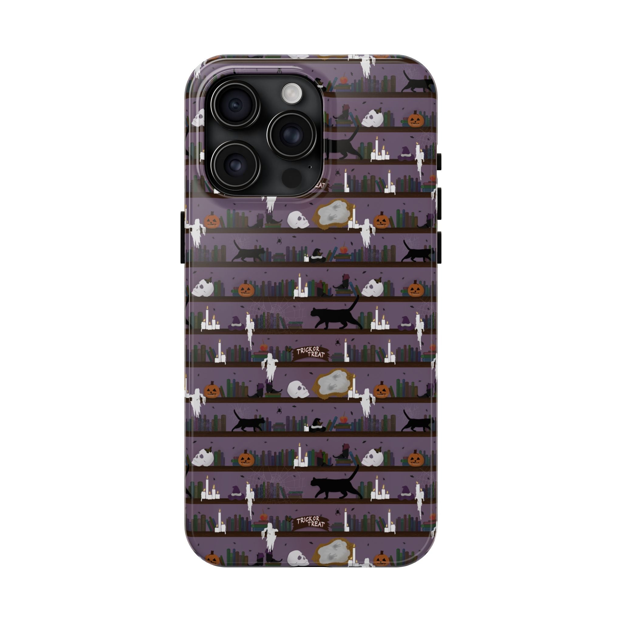 Tough Phone Cases - Spooky Bookcase