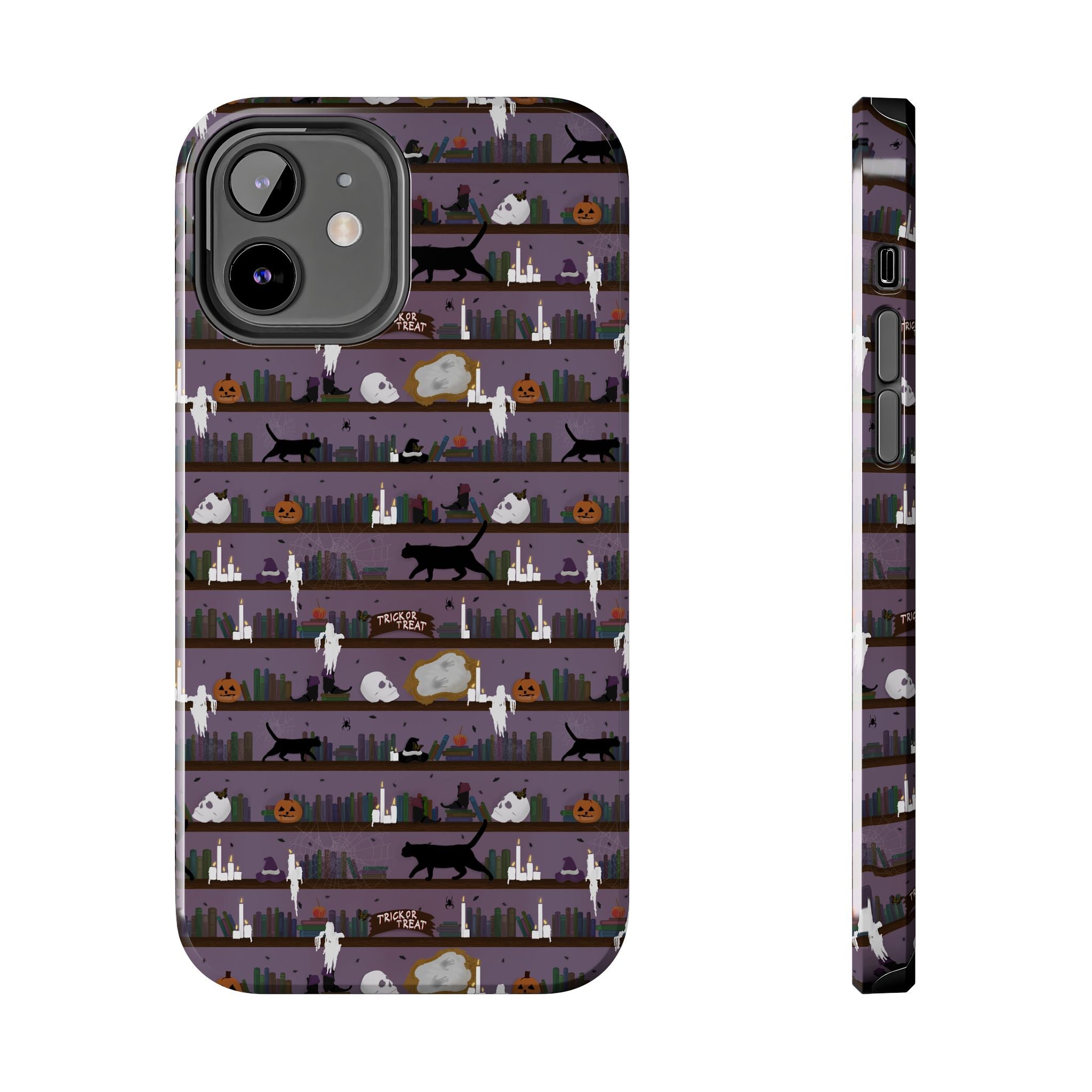 Tough Phone Cases - Spooky Bookcase