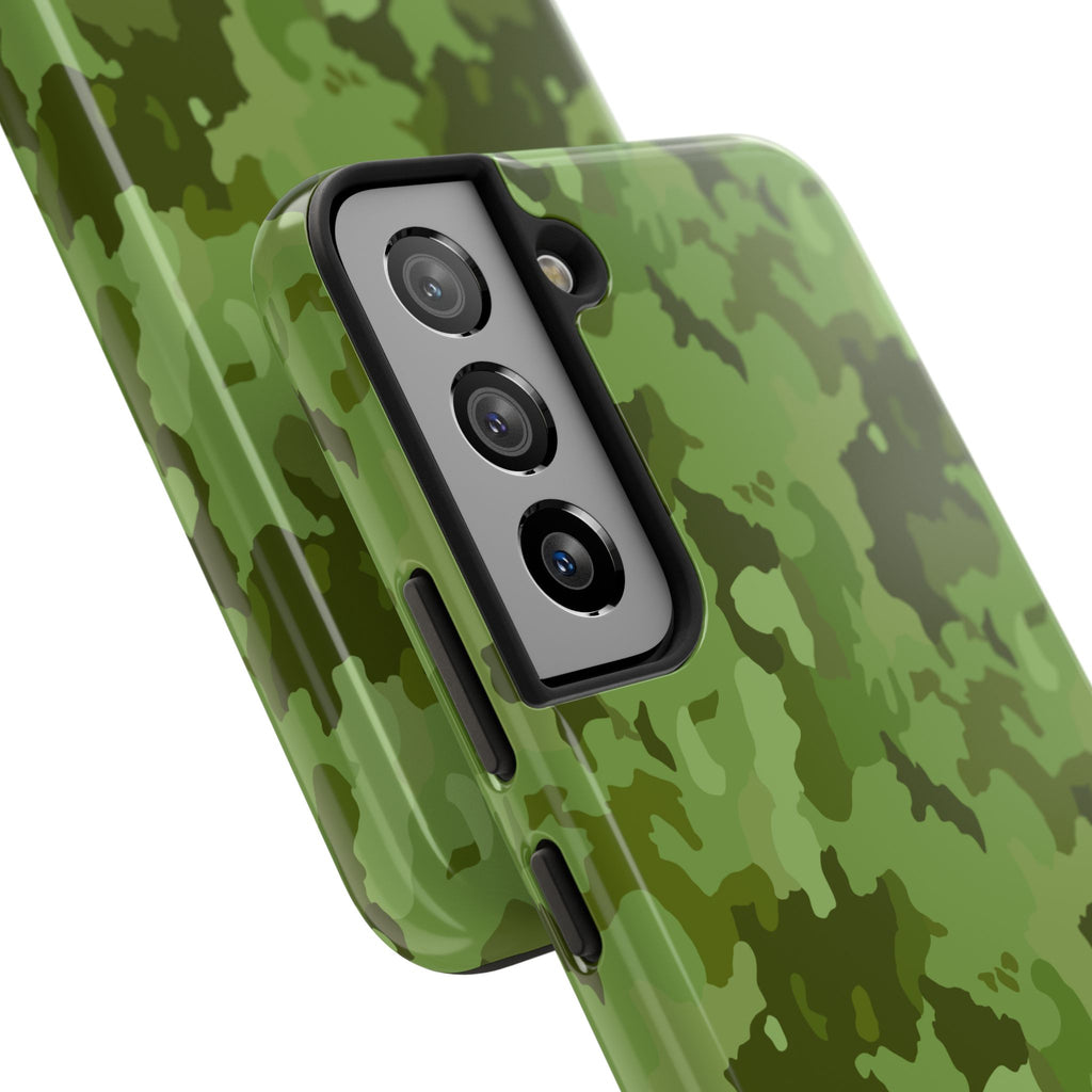 Tough Phone Cases - Green Camo