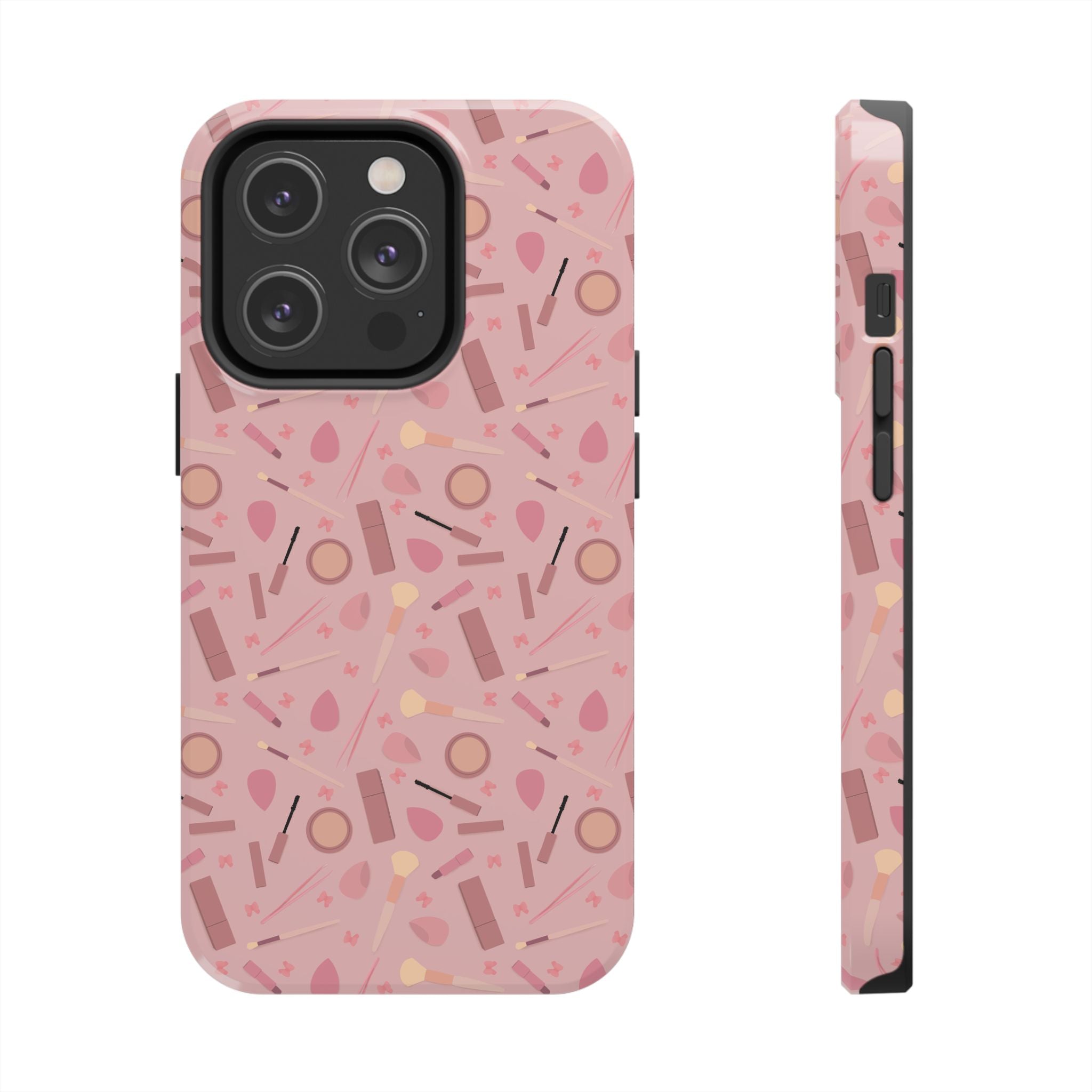 Phone Case - Pink Aesthetic Makeup Design