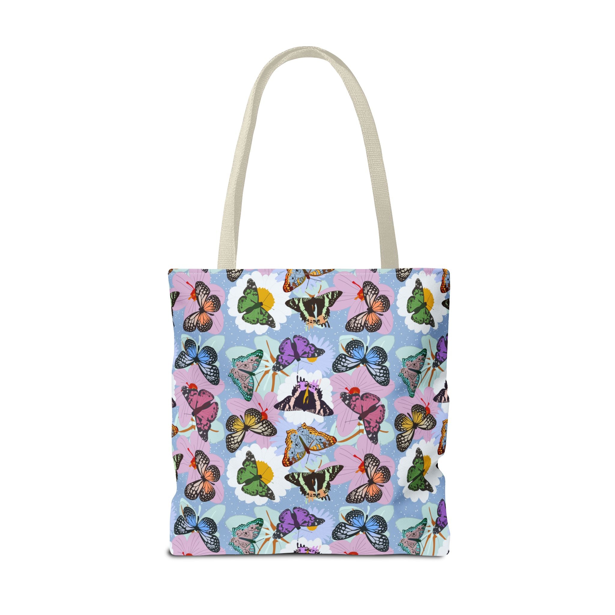 Tote Bag - Butterflies and Flowers