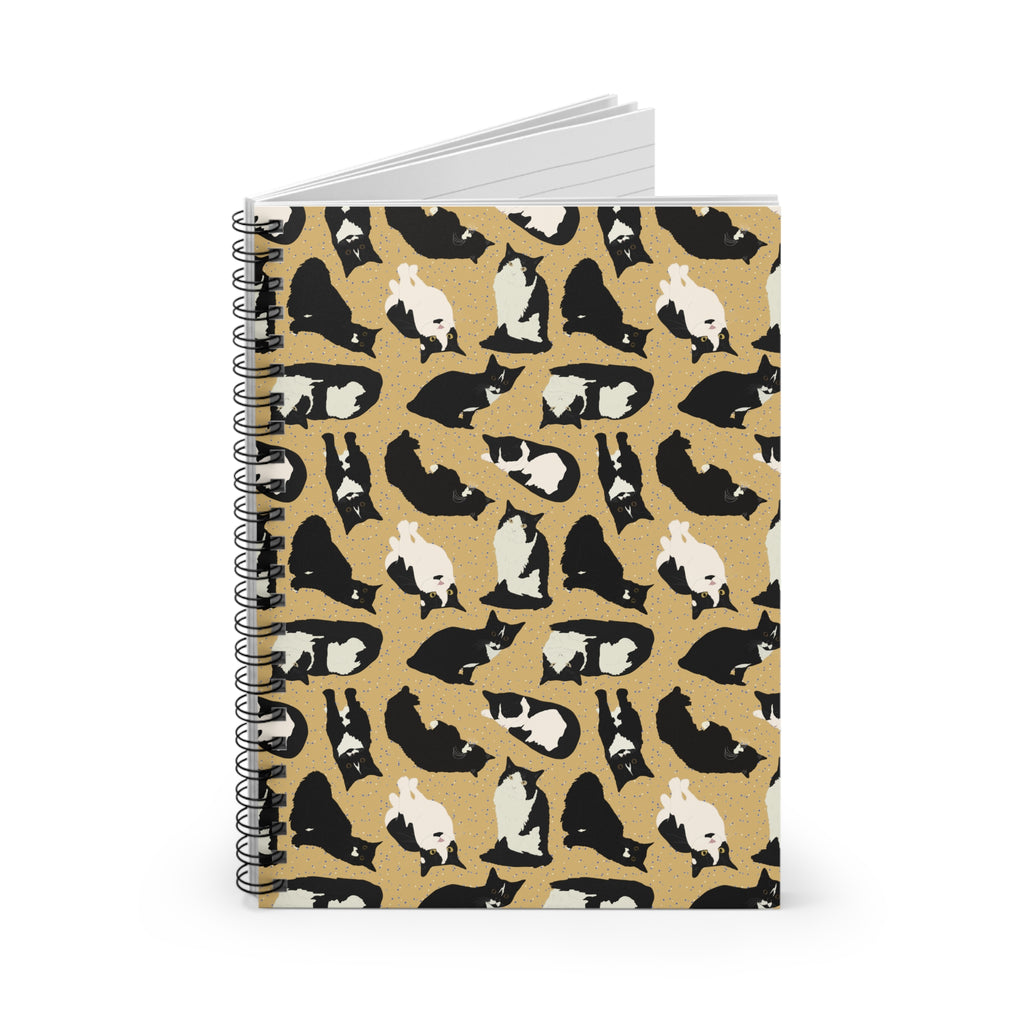 Spiral Notebook - Ruled Line - Cats