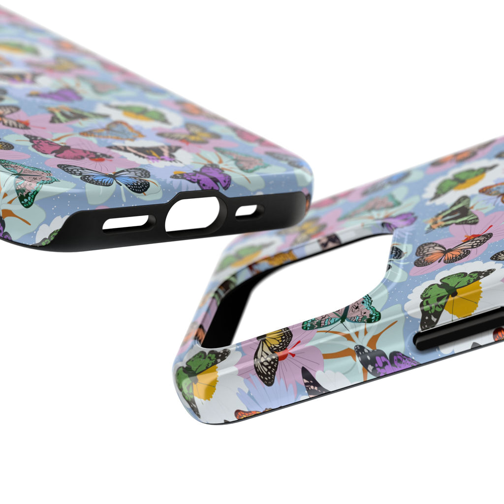 Tough Phone Cases - Butterflies and Flowers