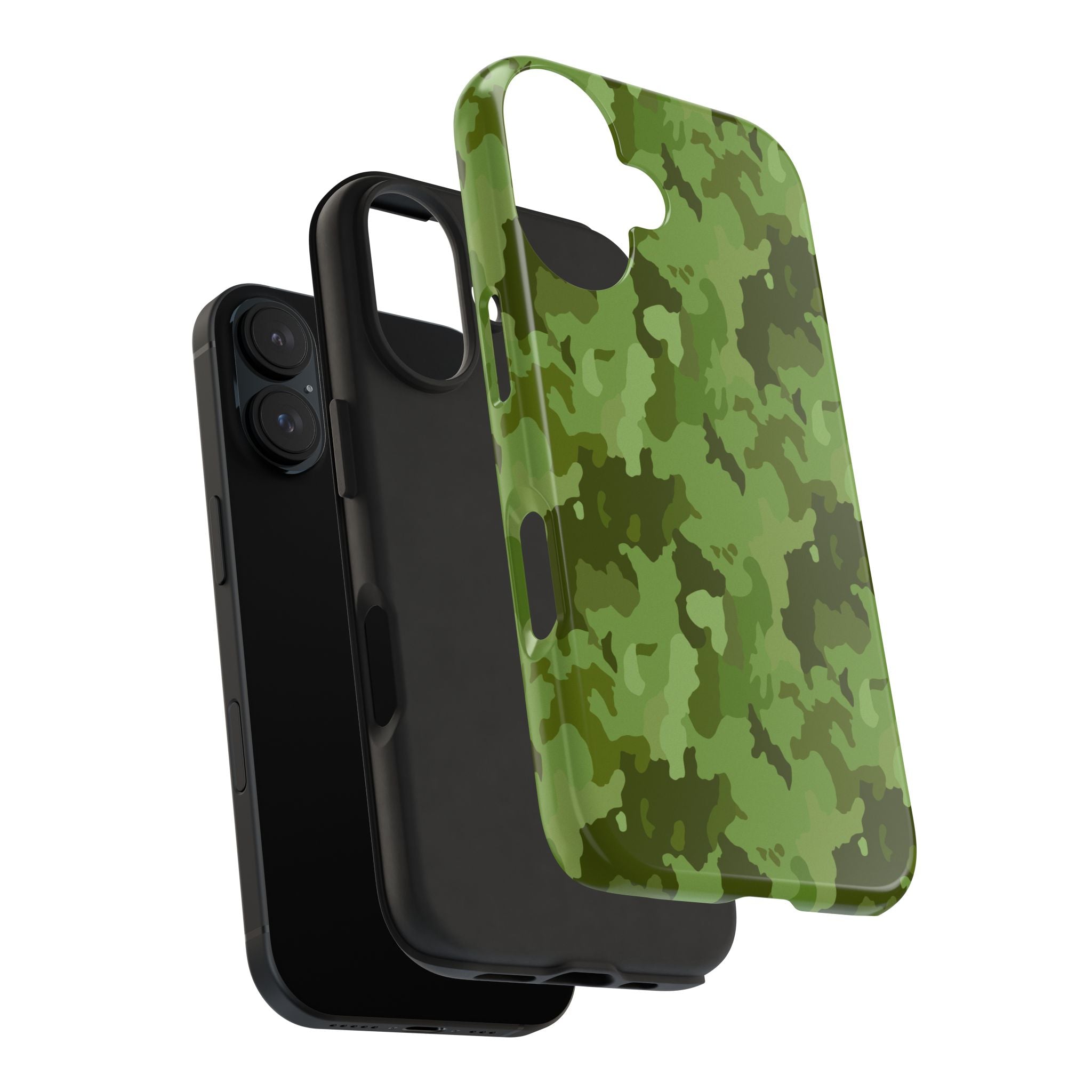 Tough Phone Cases - Green Camo