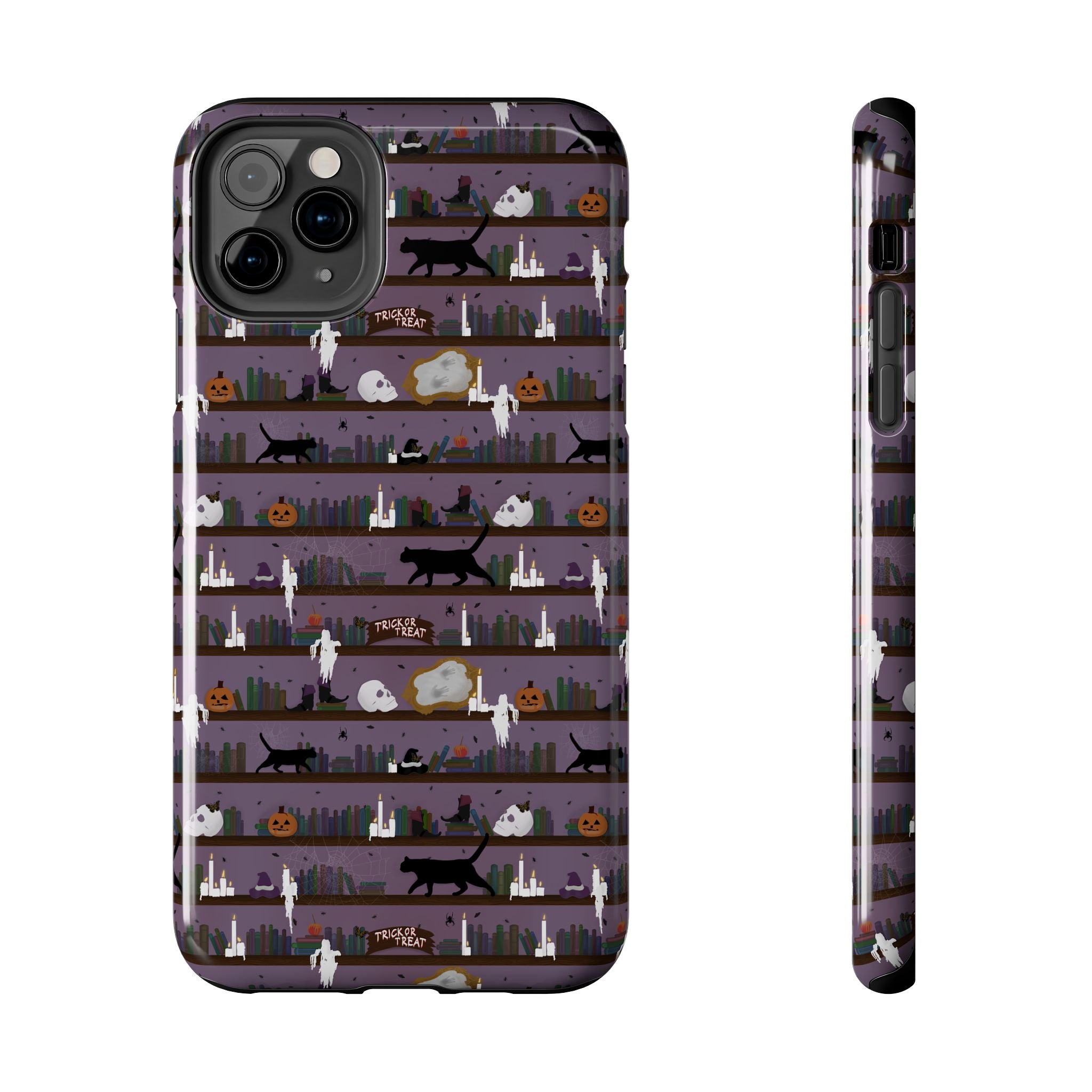 Tough Phone Cases - Spooky Bookcase