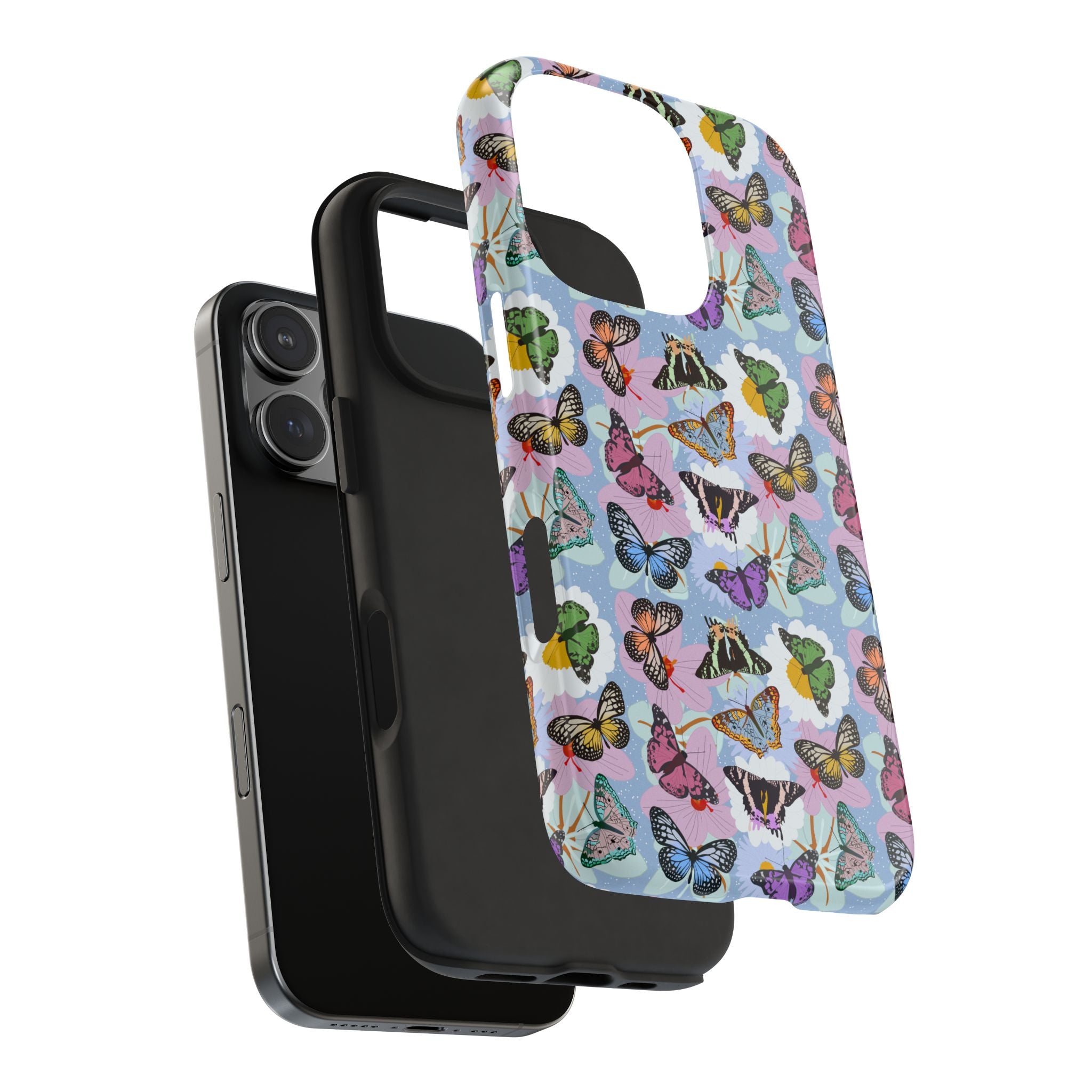 Tough Phone Cases - Butterflies and Flowers