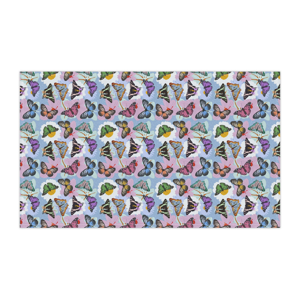 Tea Towels (cotton, poly) - Butterflies and Flowers