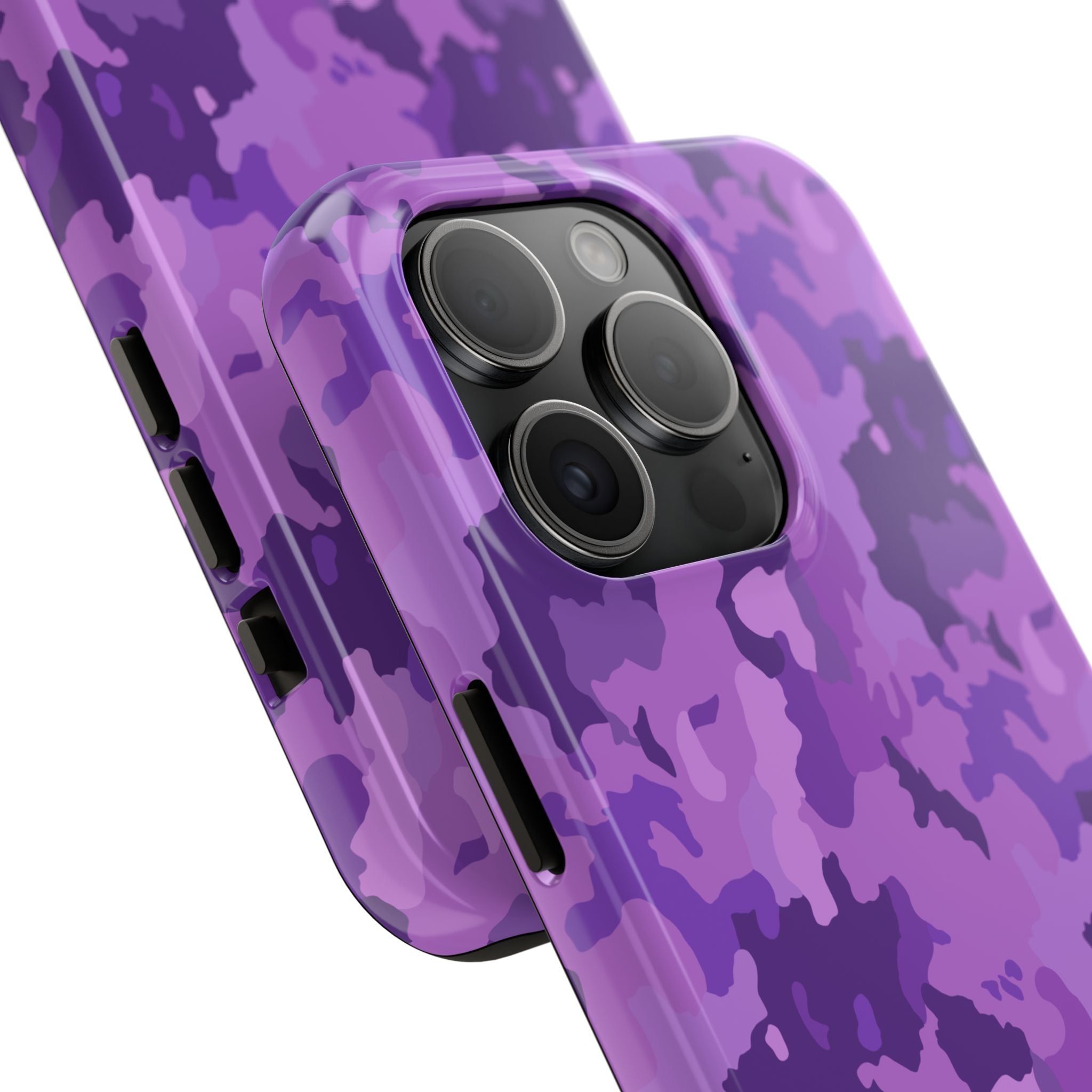 Tough Phone Cases - Purple Camo