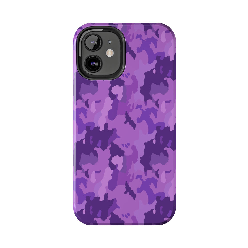 Tough Phone Cases - Purple Camo