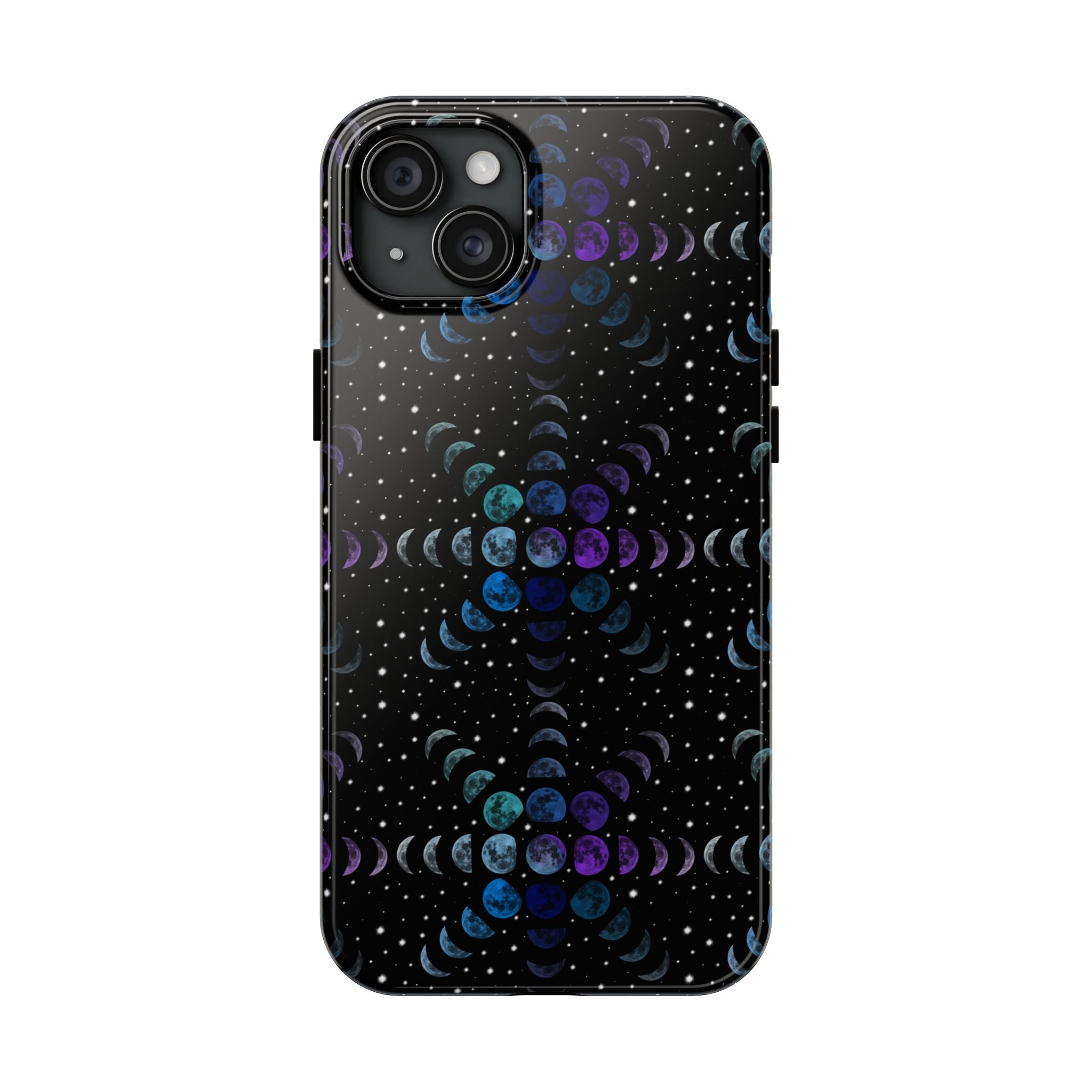 Tough Phone Cases - Multi-Colored Lunar Cycle